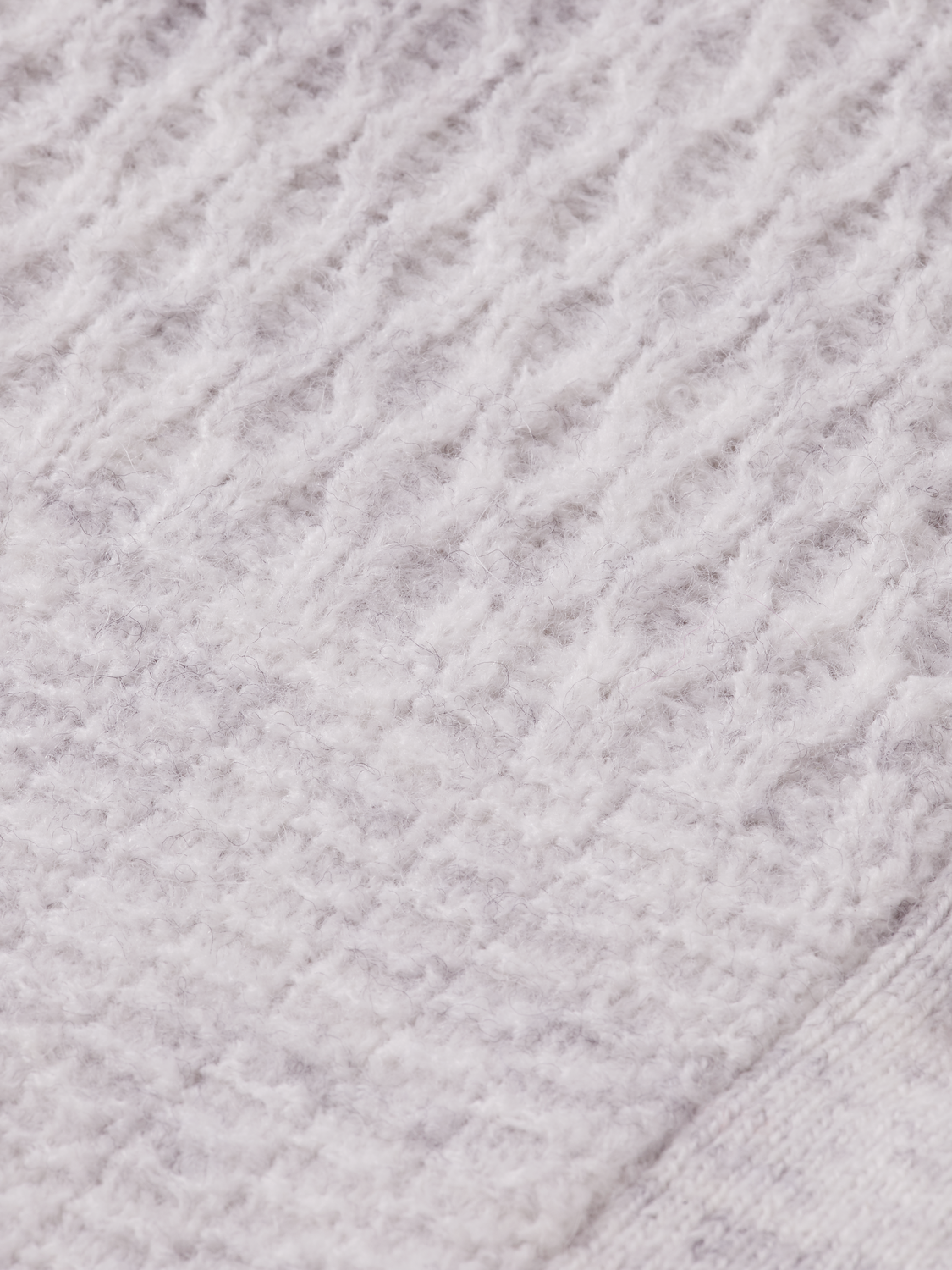 Girls Patchwork melange alpaca-blend cardigan