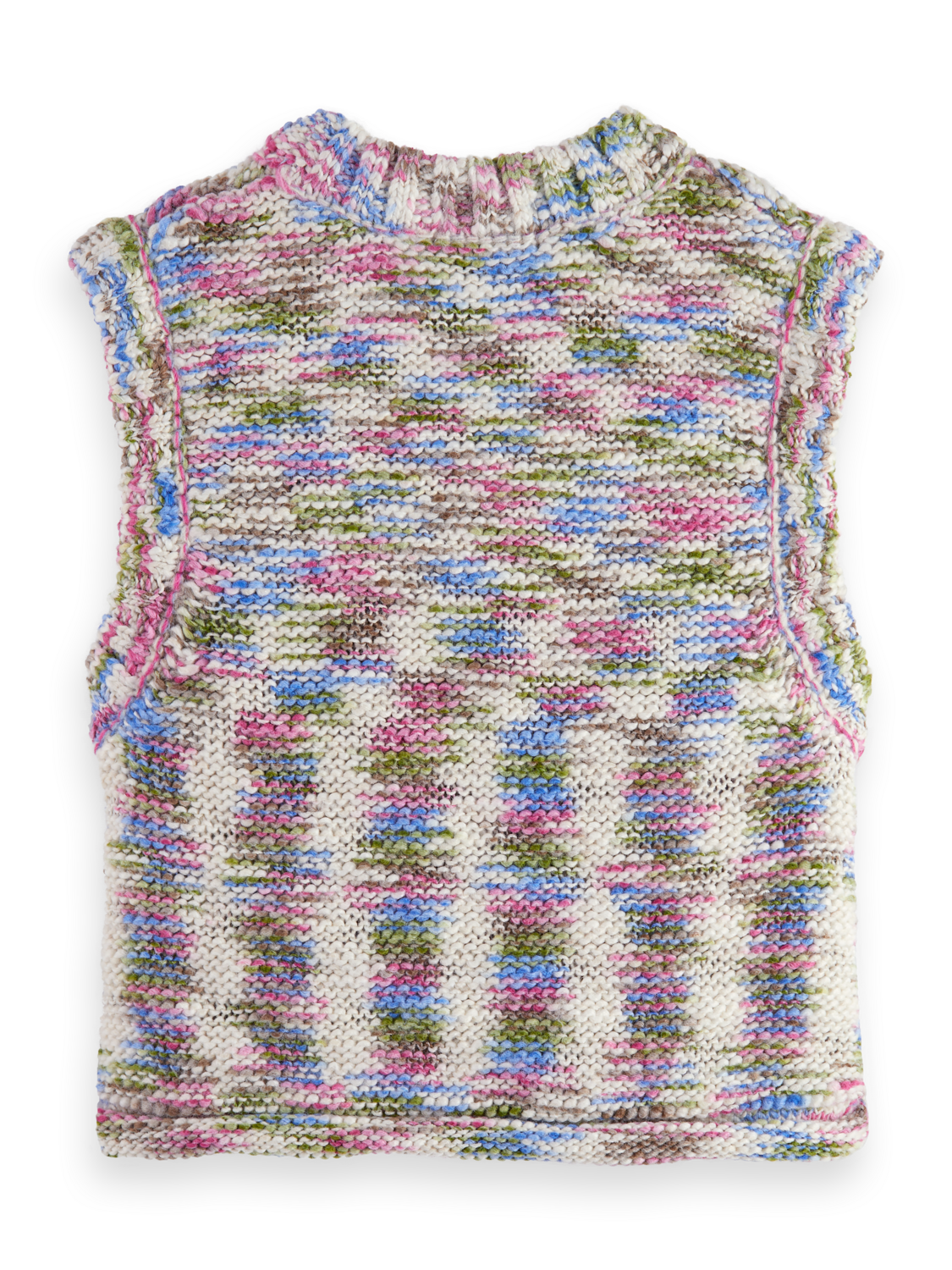 Girls Multi-color melange vest
