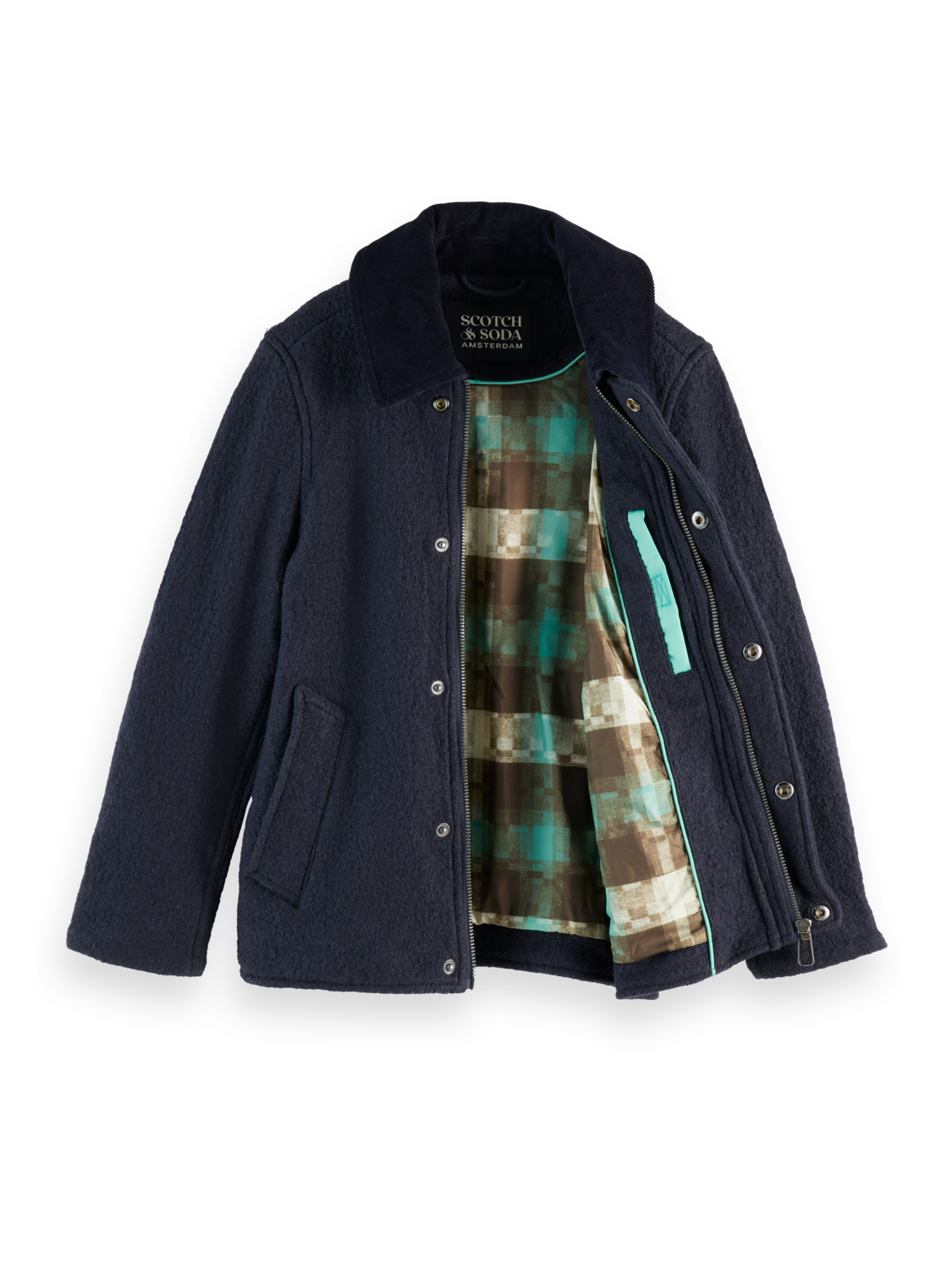 Boys Wool-blend overcoat