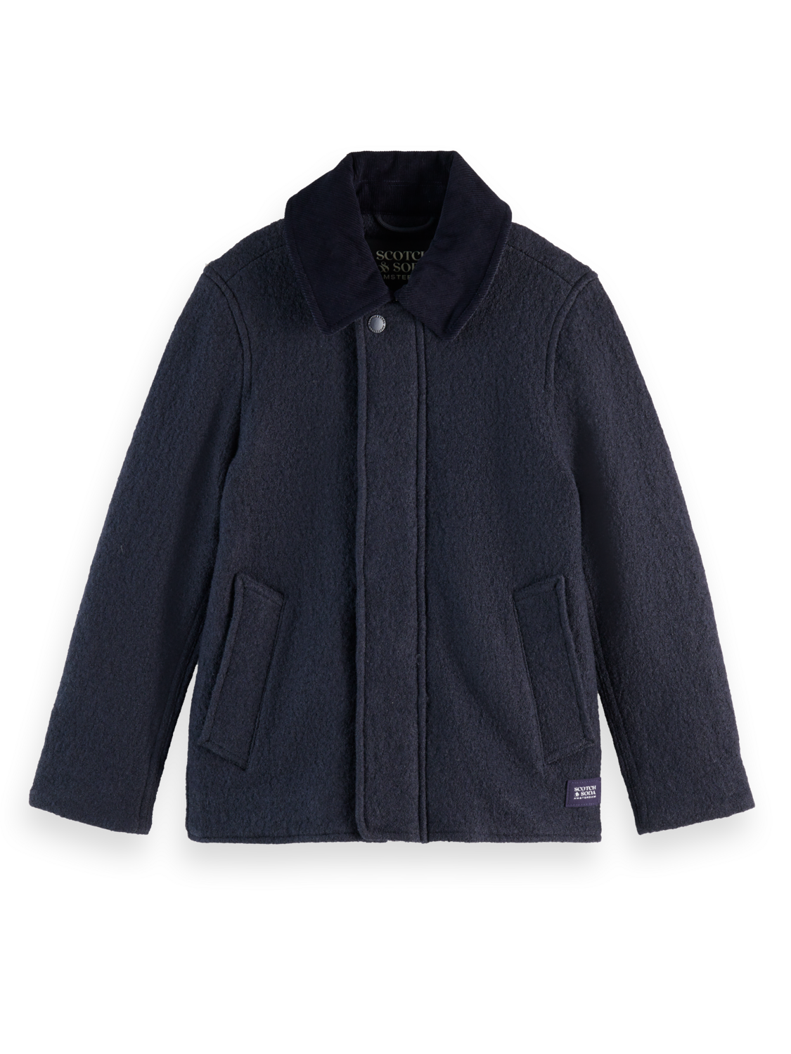Boys Wool-blend overcoat