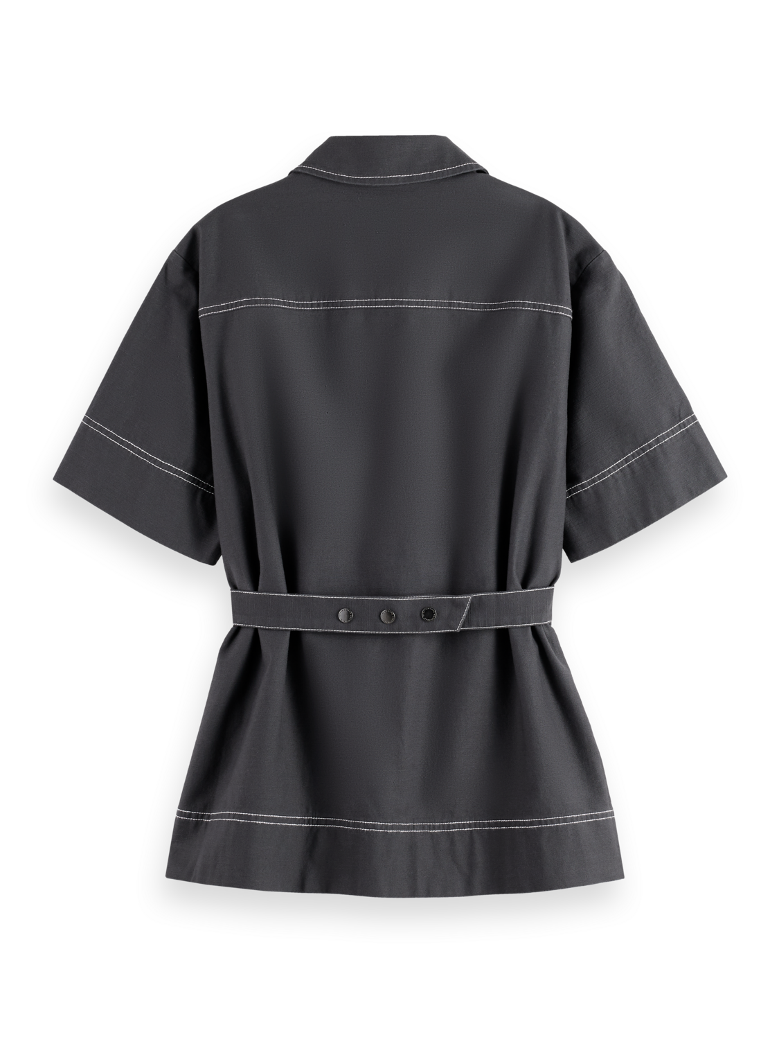 Patch pocket short sleeve shirt