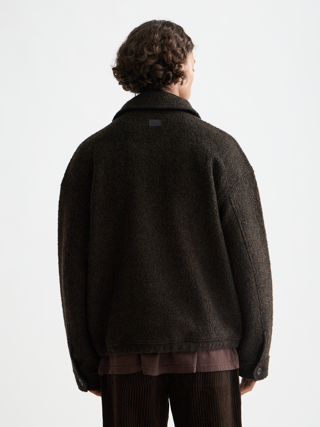 Short wool coat