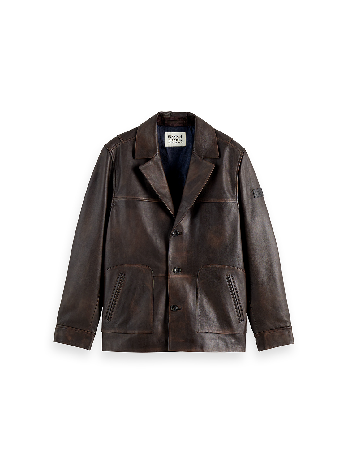 Vintage leather blazer