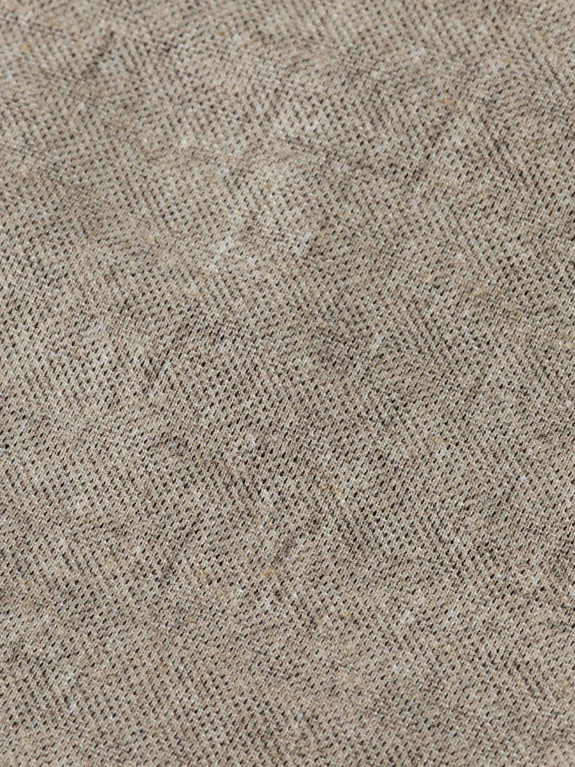 Tailored melange-jersey relaxed straight jogger