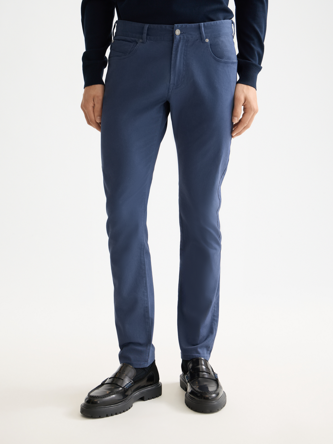 Ralston- cotton-blend twill regular slim fit 5-pocket pant