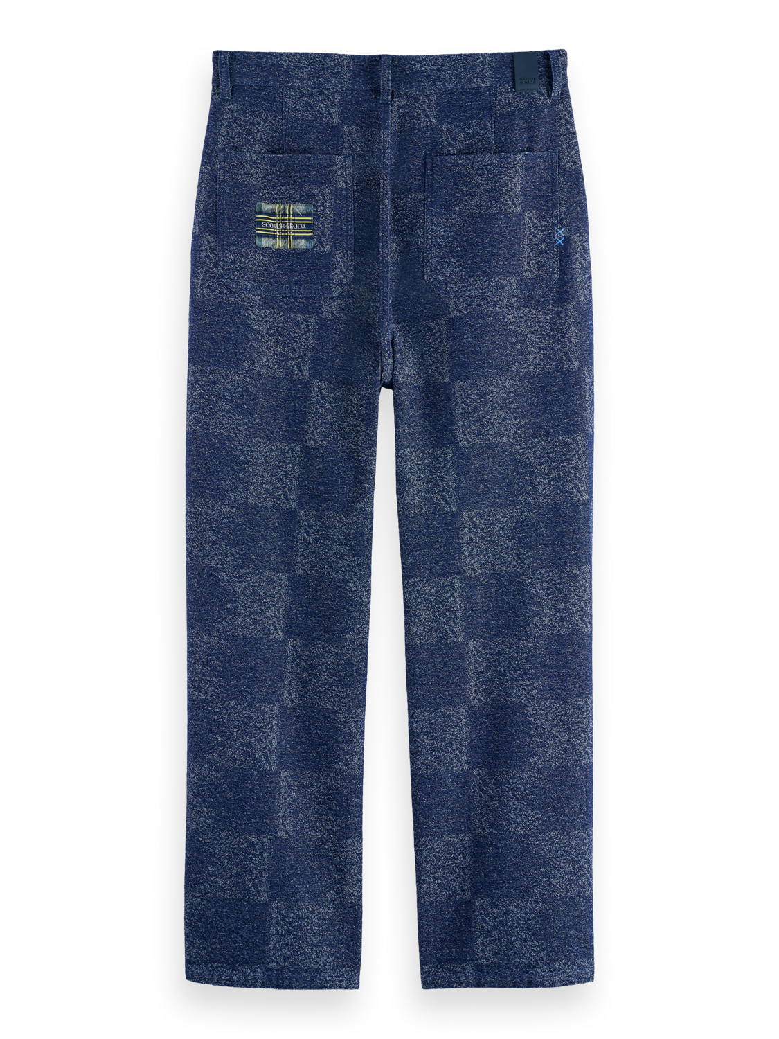 Pitch cotton jacquard loose chino