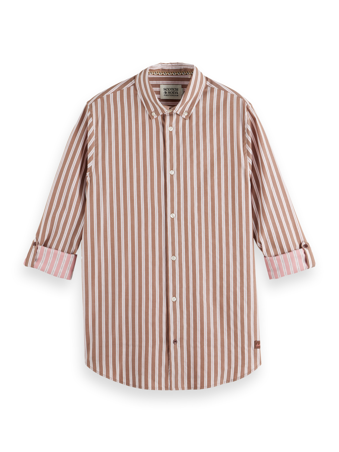 Yarn-dyed stripe shirt