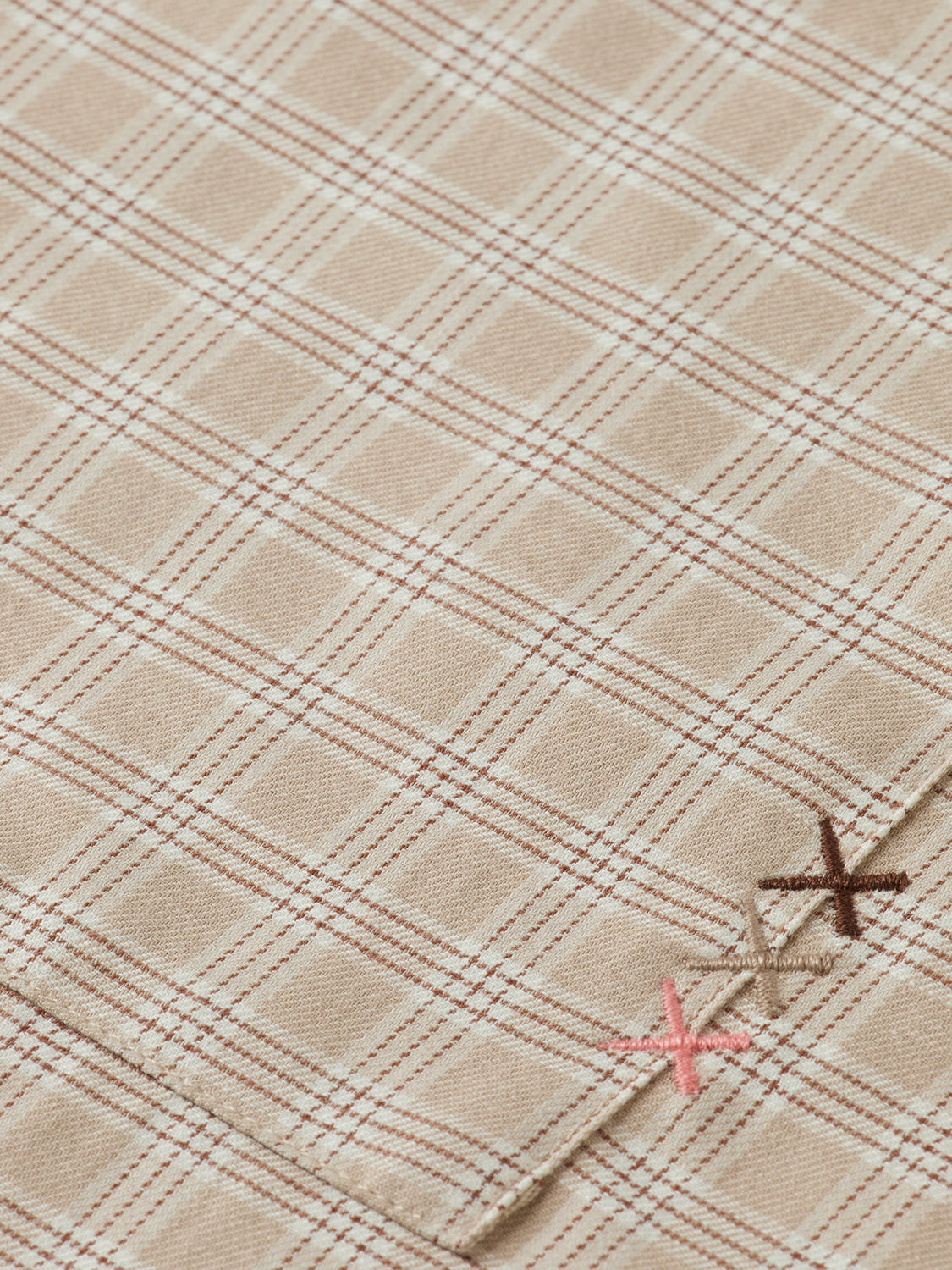 Lightweight flannel checked shirt