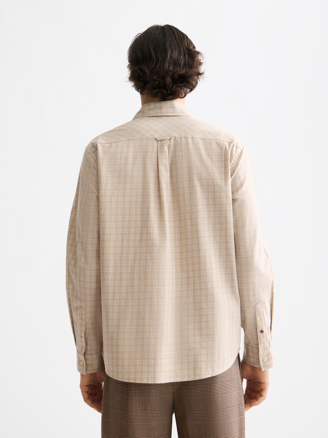 Lightweight flannel checked shirt