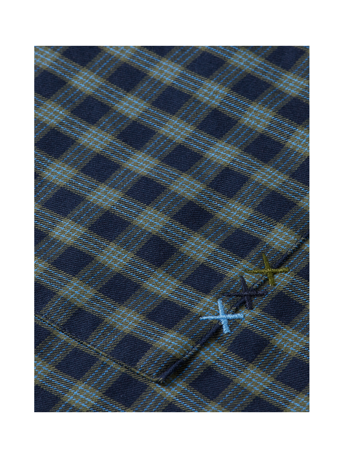 Lightweight flannel checked shirt