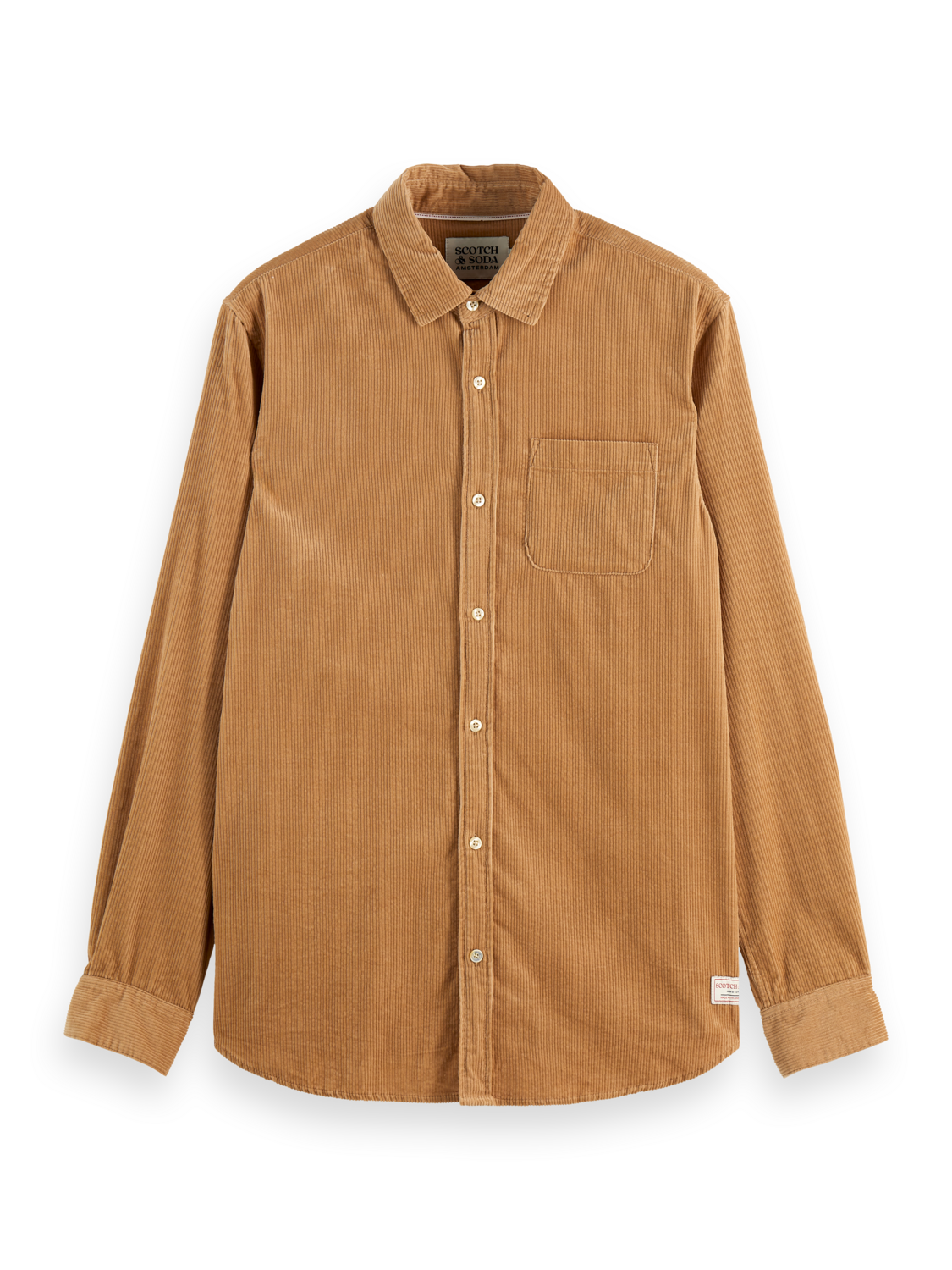 Regular corduroy shirt