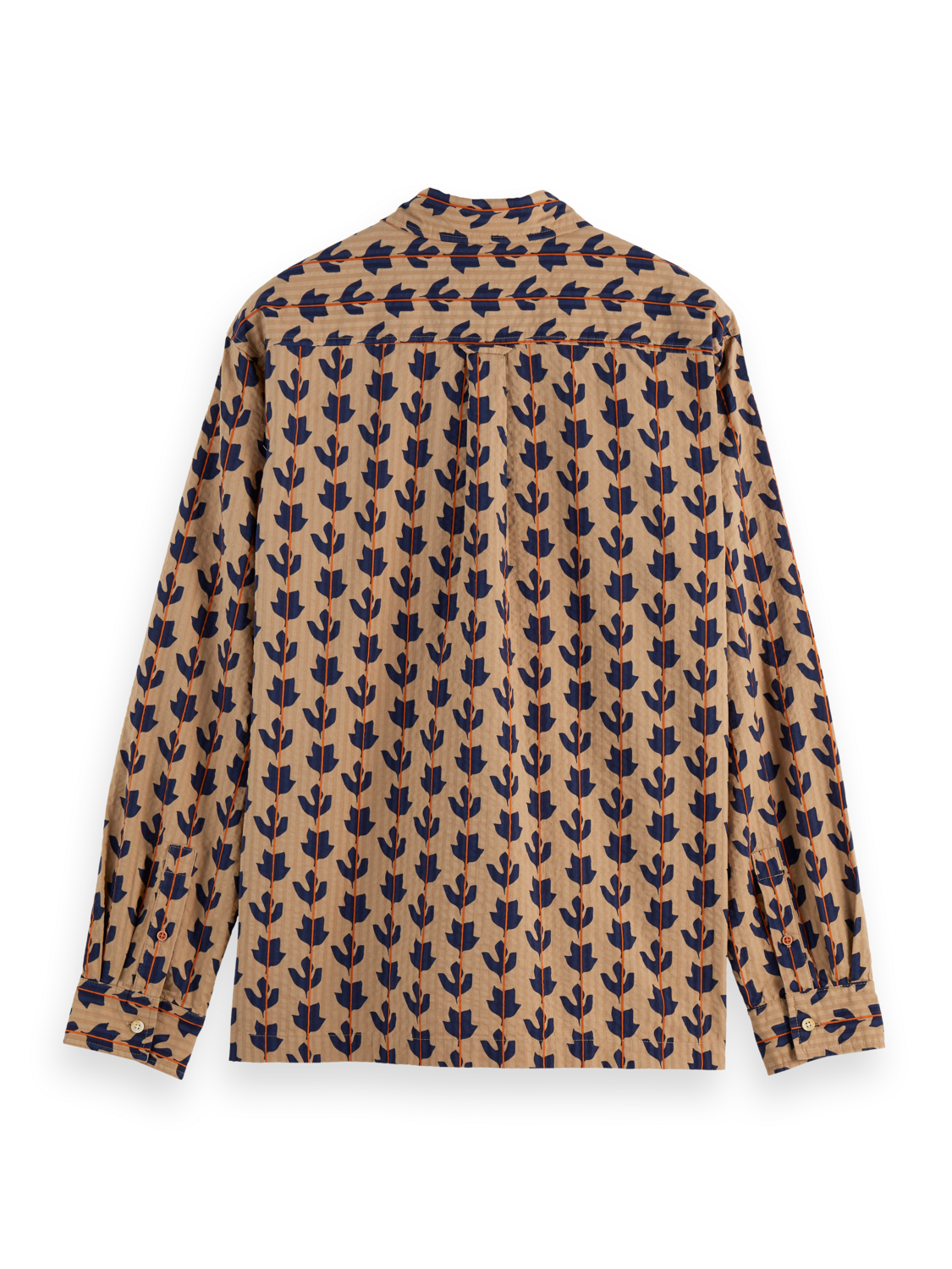 Structured printed shirt