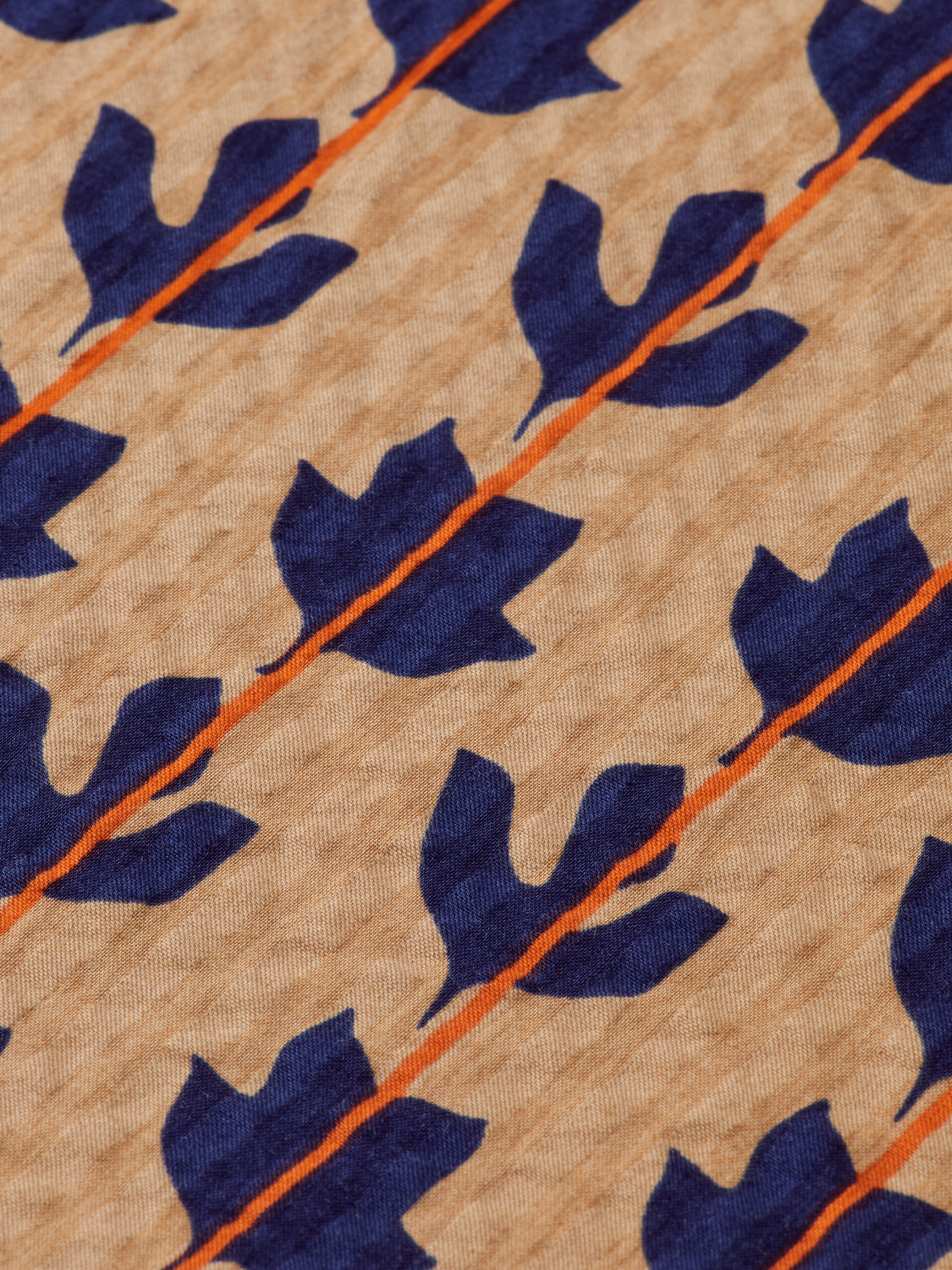 Structured printed shirt