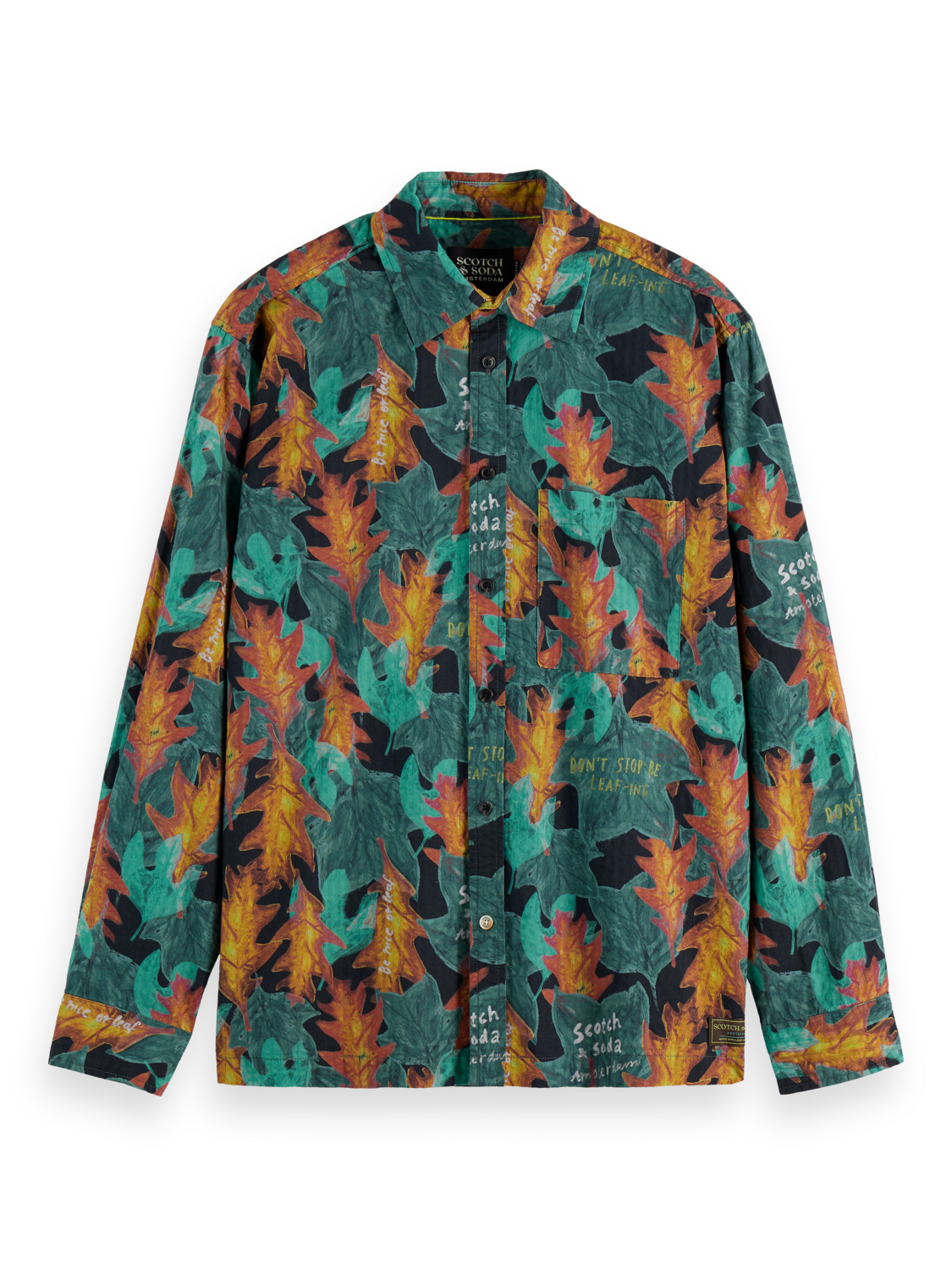 Structured printed shirt