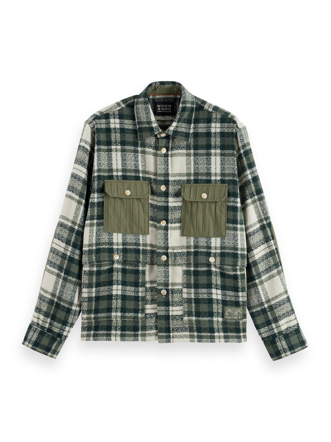 Patchwork relaxed shirt