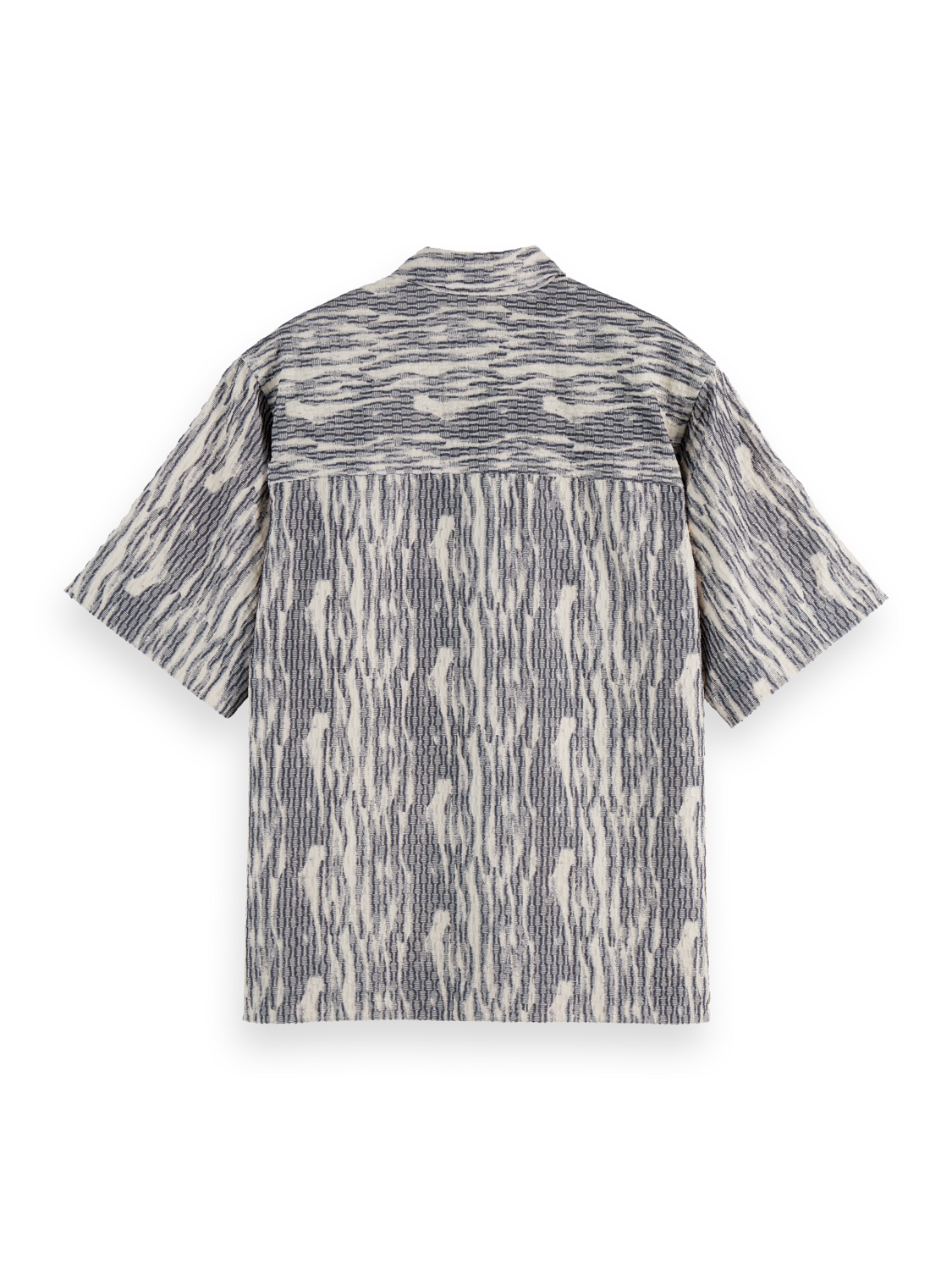Jacquard short sleeve shirt