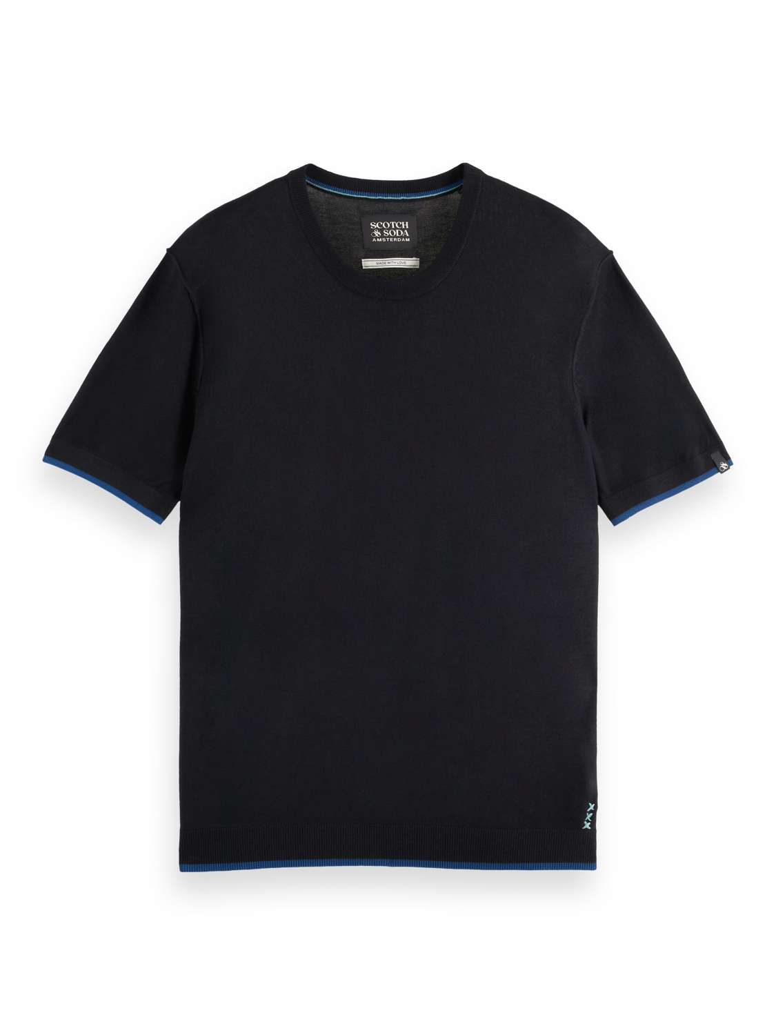 Knitted relaxed T-shirt