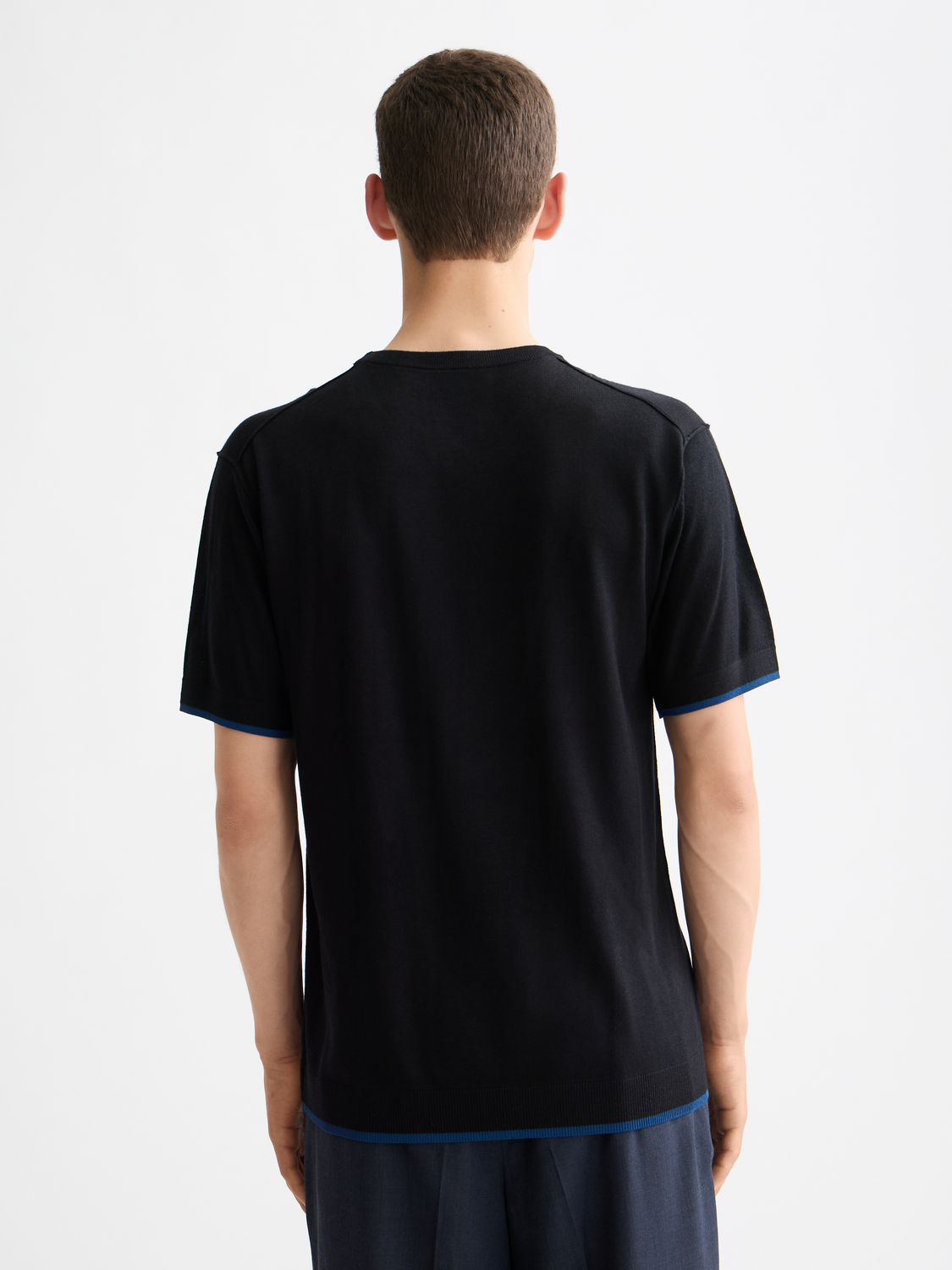 Knitted relaxed T-shirt
