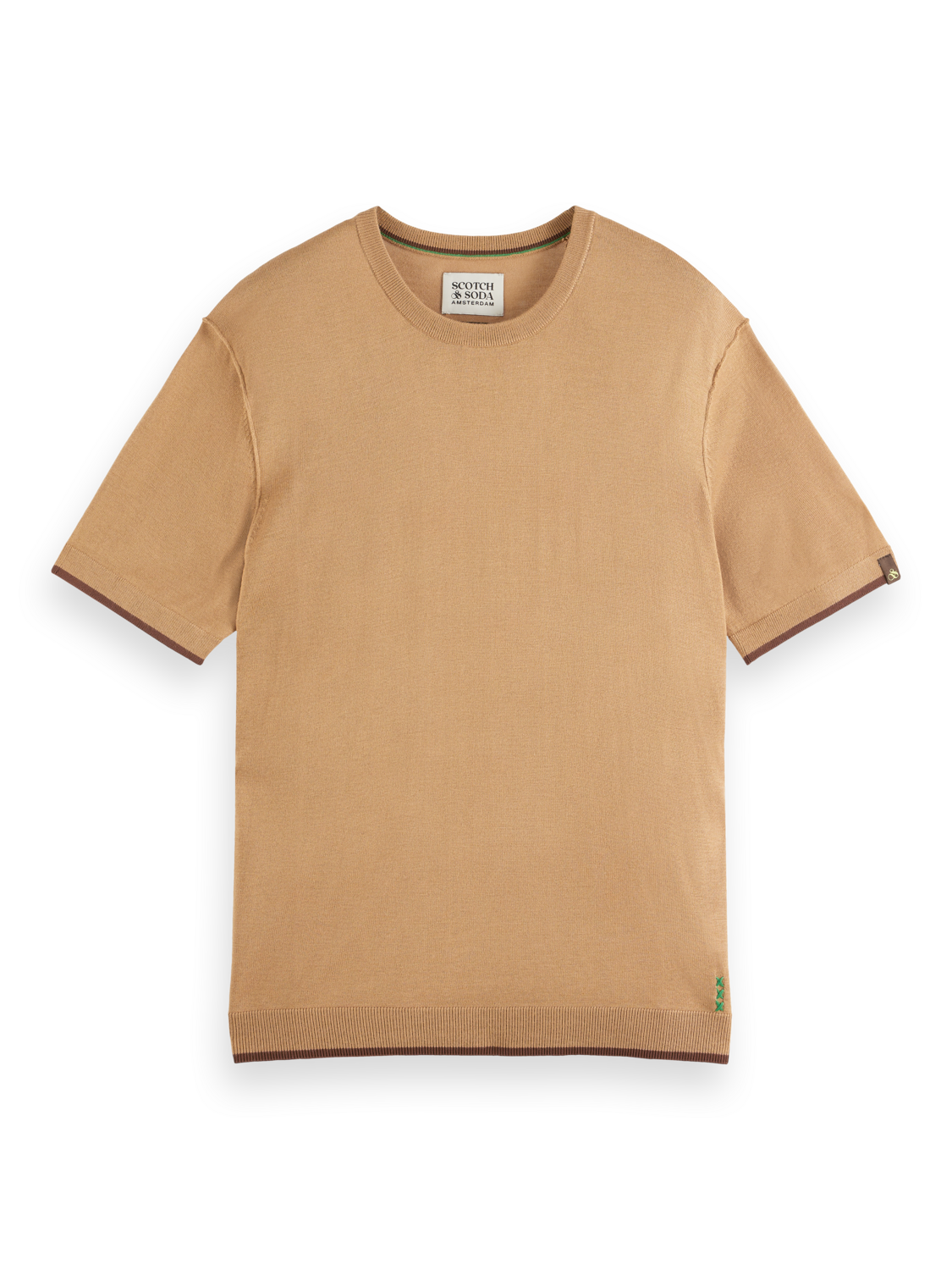 Knitted relaxed T-shirt