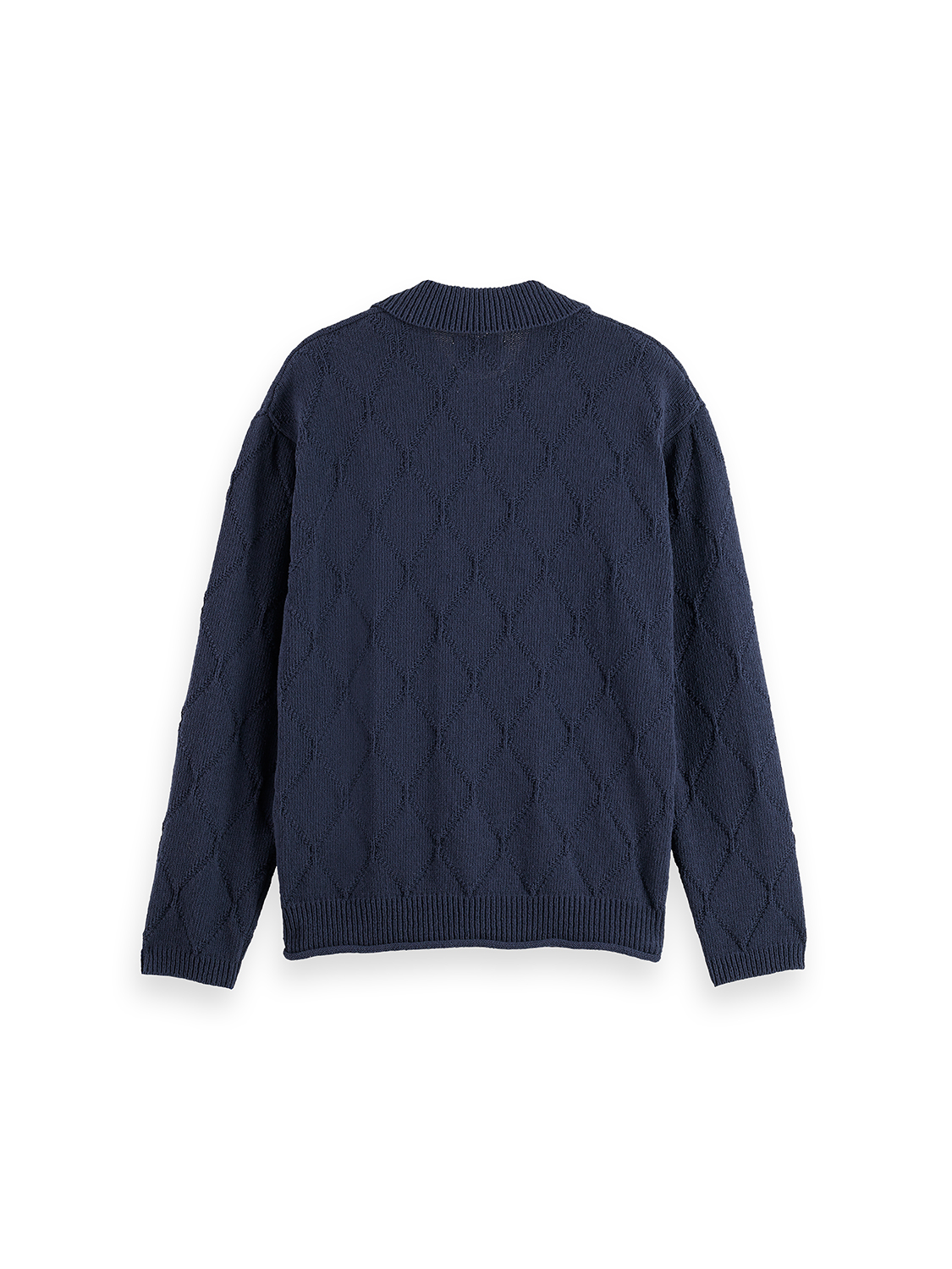 Open work long sleeve shirt