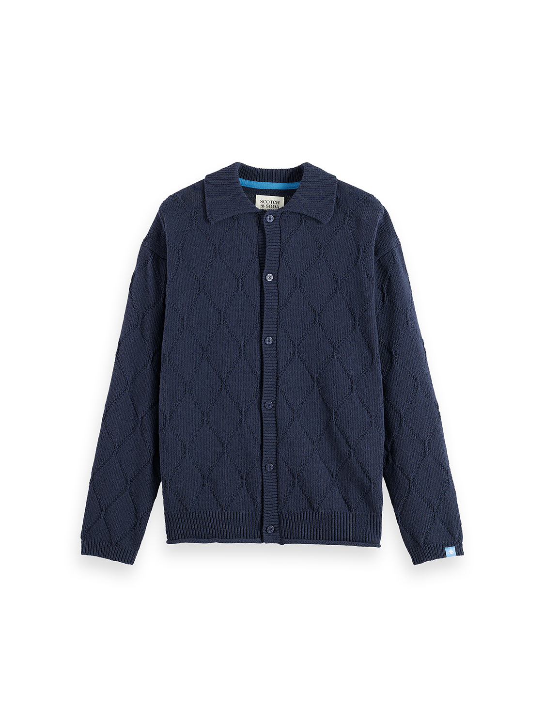 Open work long sleeve shirt