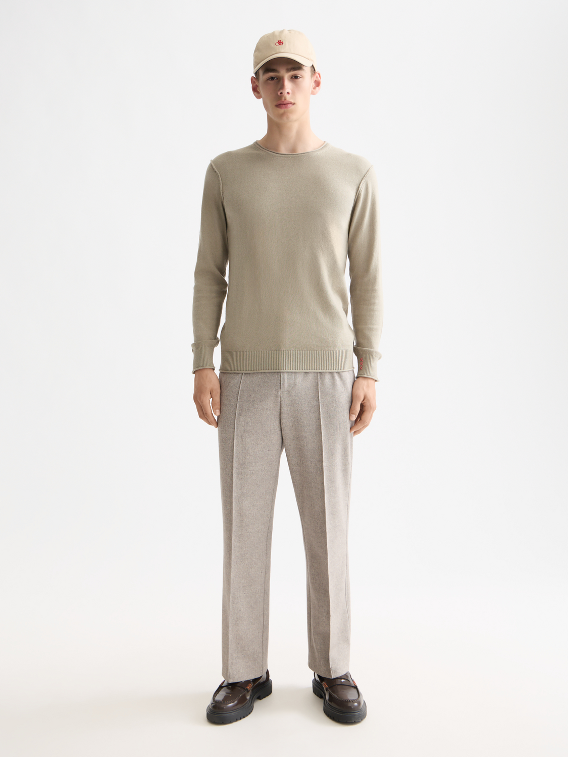 Wool blend pullover