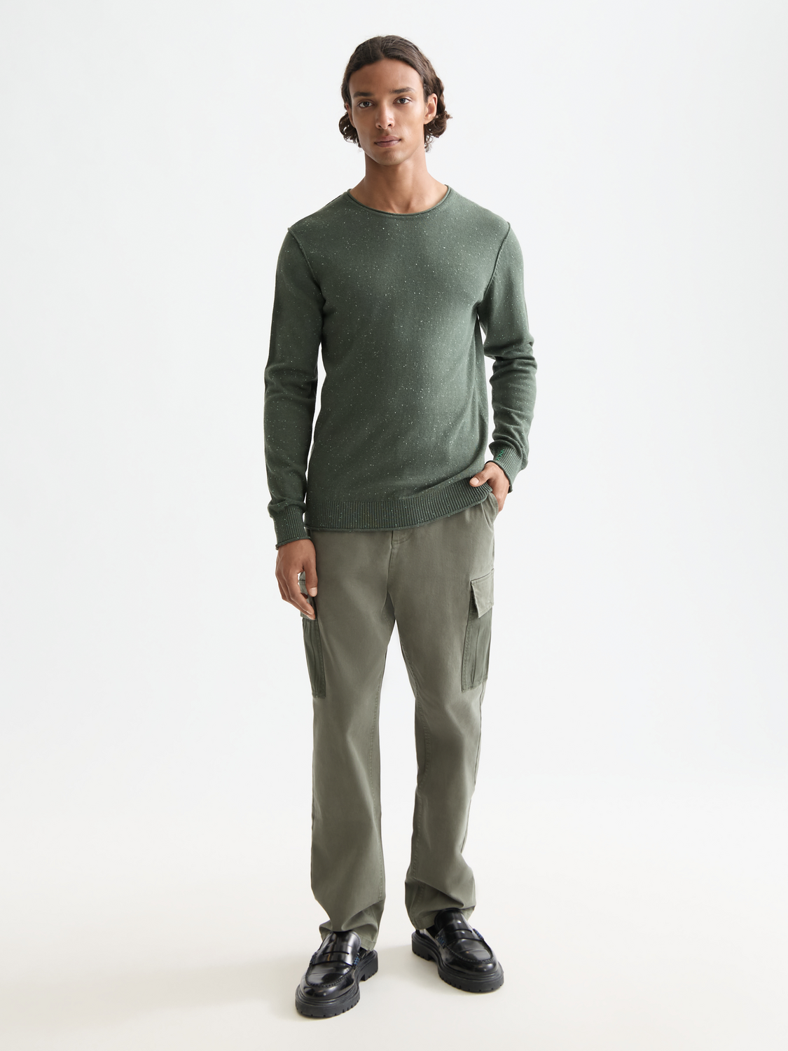 Wool blend pullover