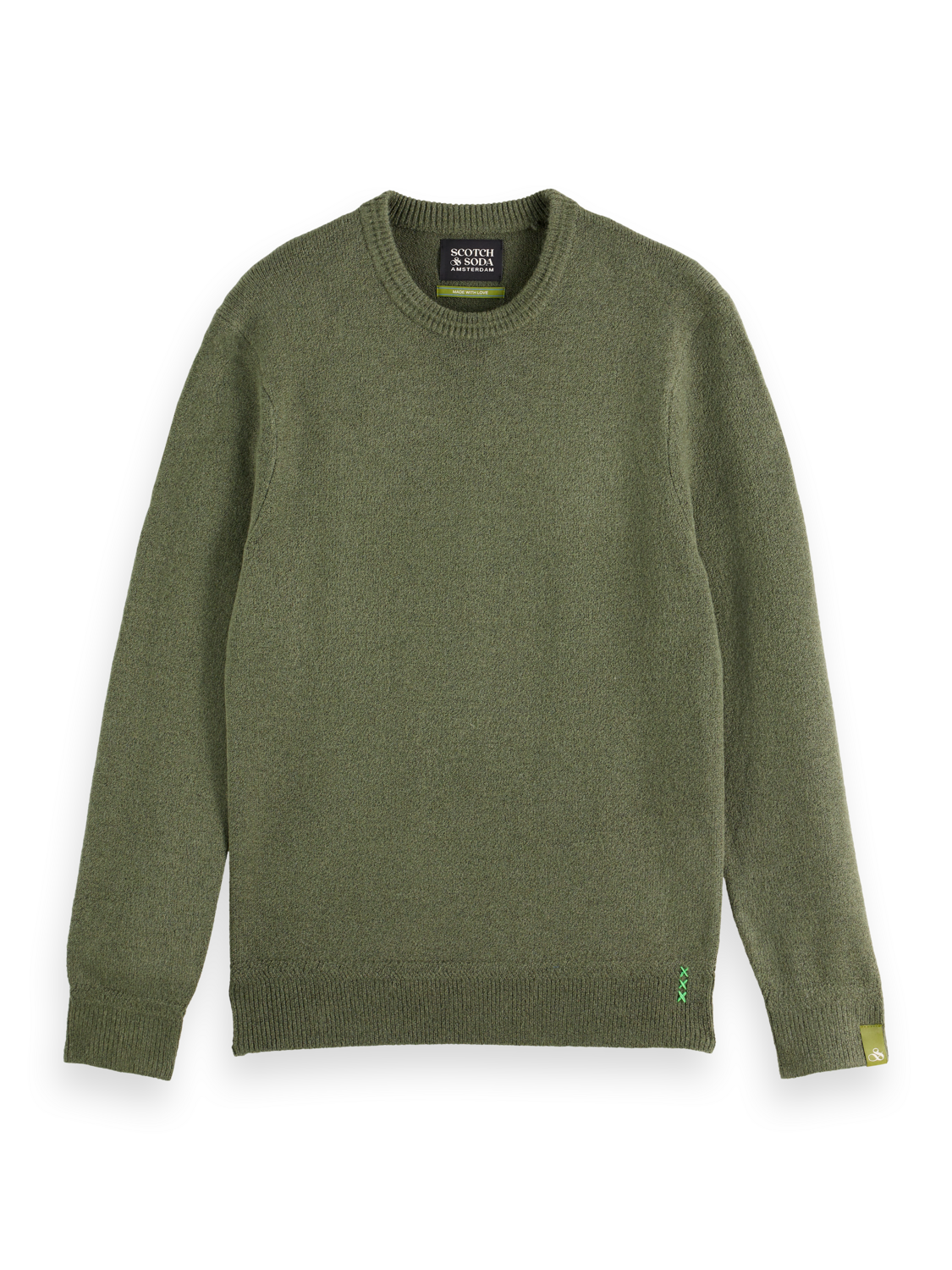 Soft knit regular fit crew neck