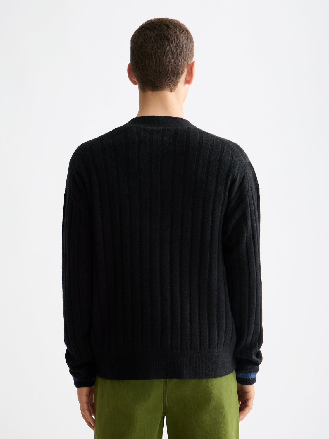 Soft knit dropped shoulder cardigan