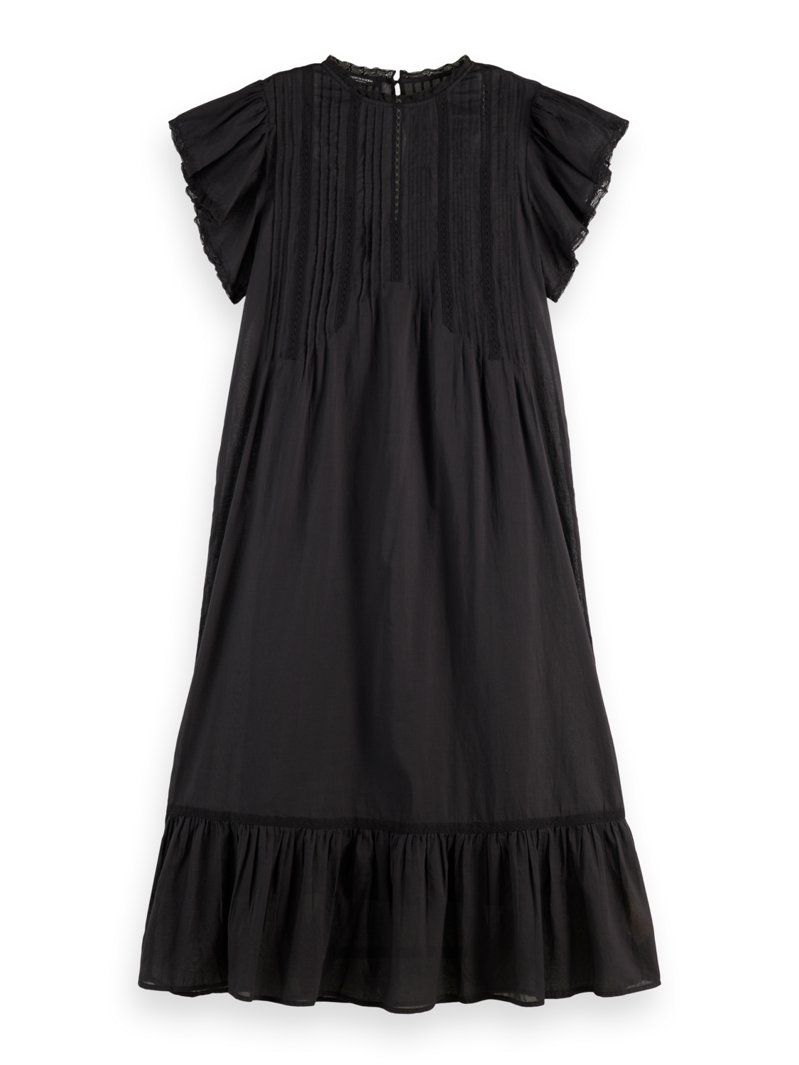 Maxi dress with lace details
