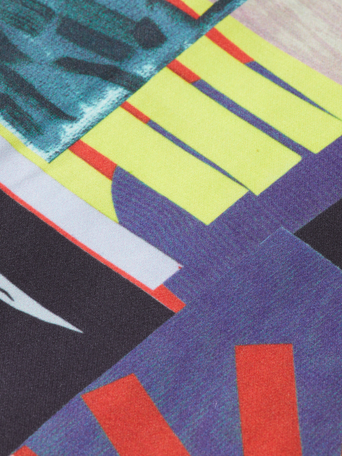 Printed short sleeve fluid shirt