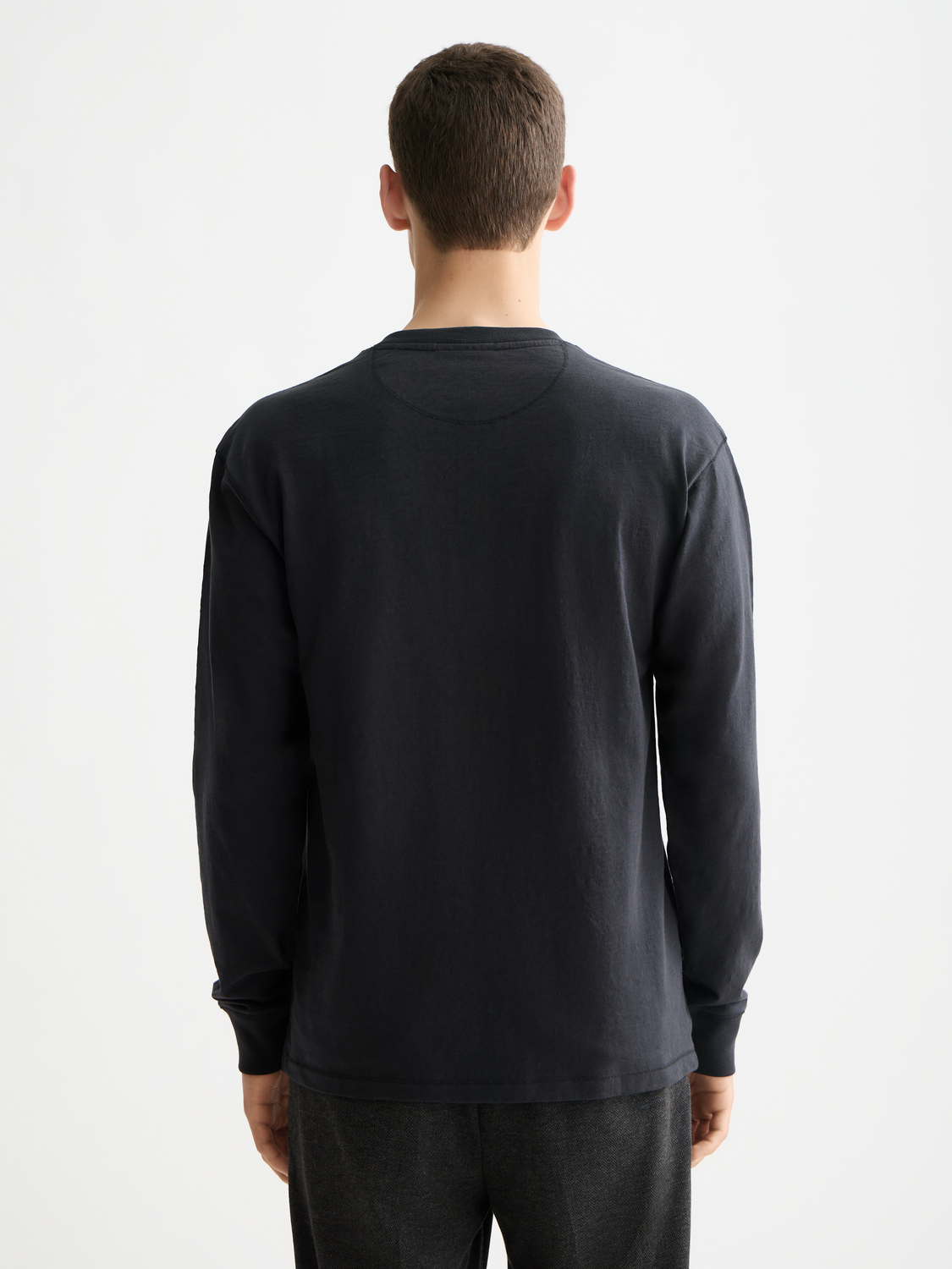 Slub Henley Long Sleeve
