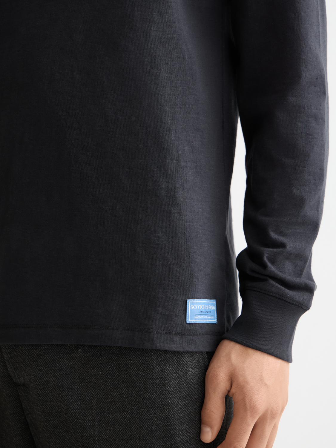 Slub Henley Long Sleeve