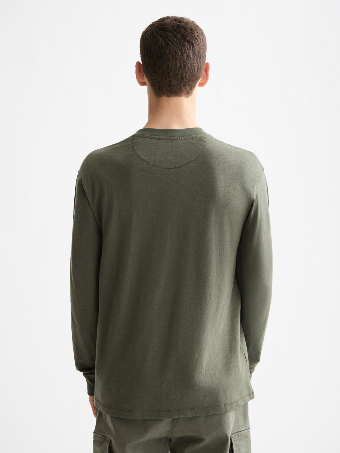 Slub Henley Long Sleeve