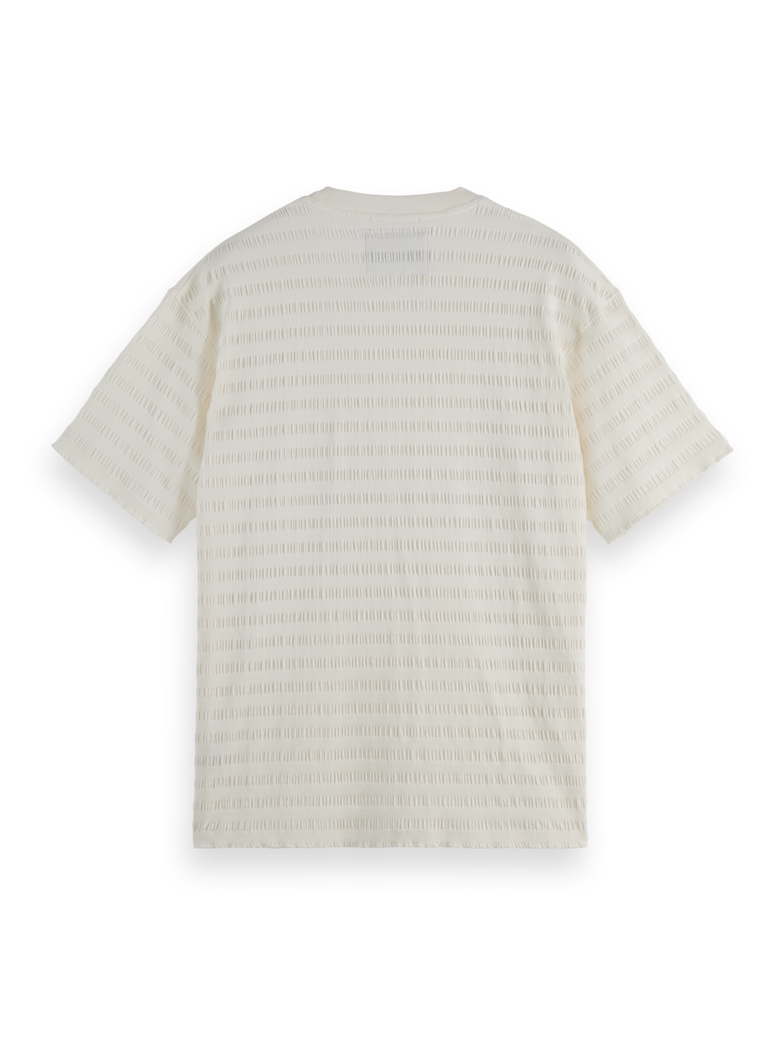horizonal textured t-shirt
