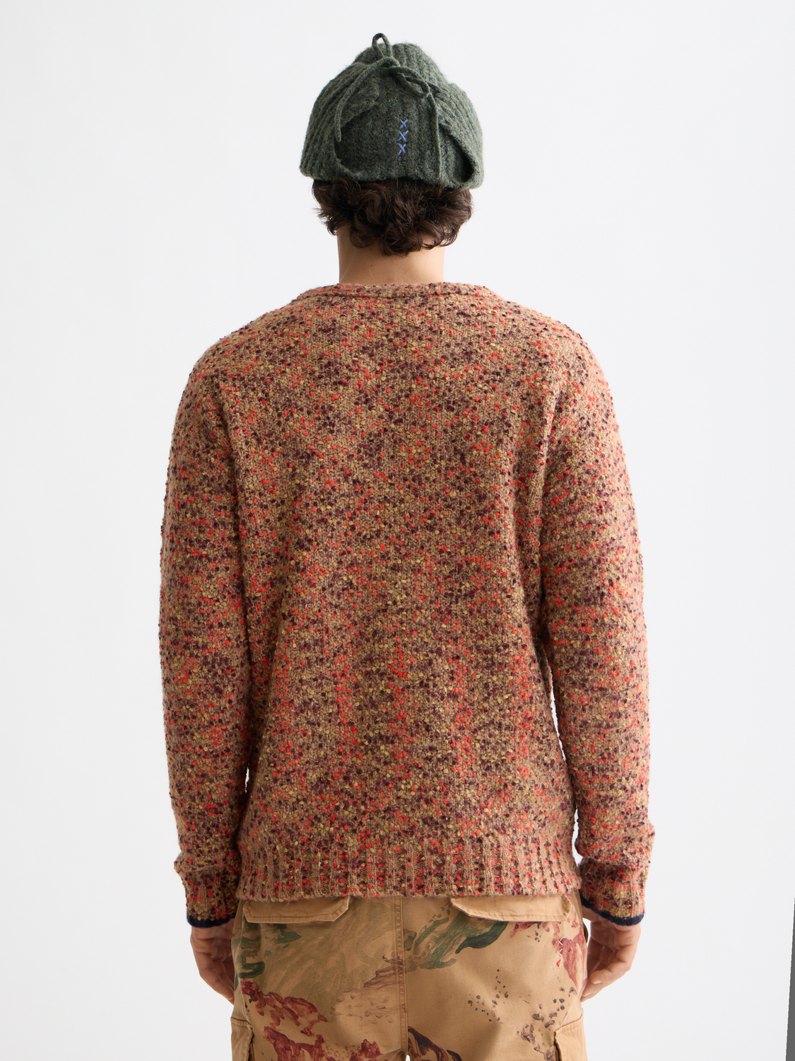 Chunky dropped shoulder pullover
