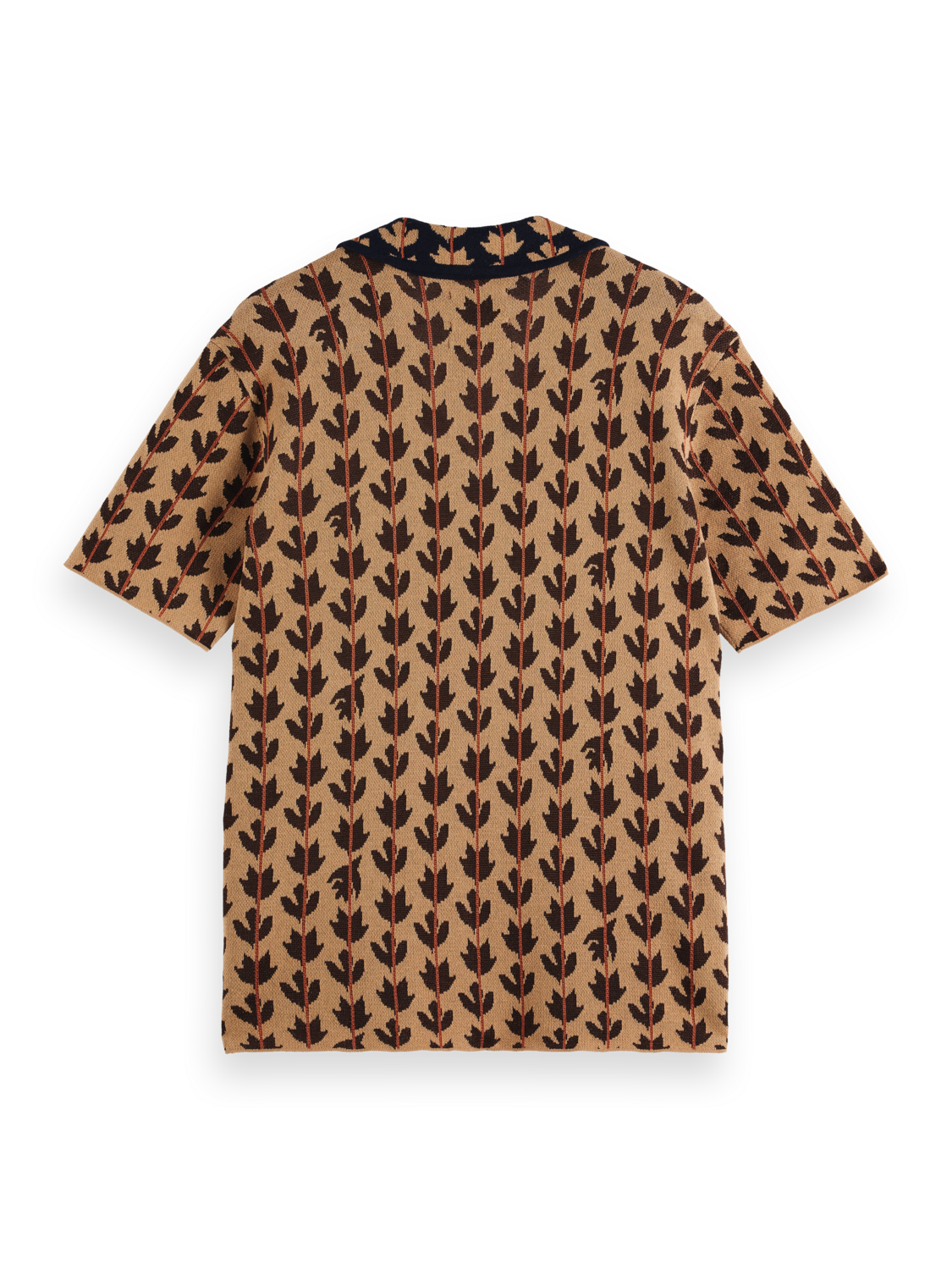 Knitted short sleeve shirt
