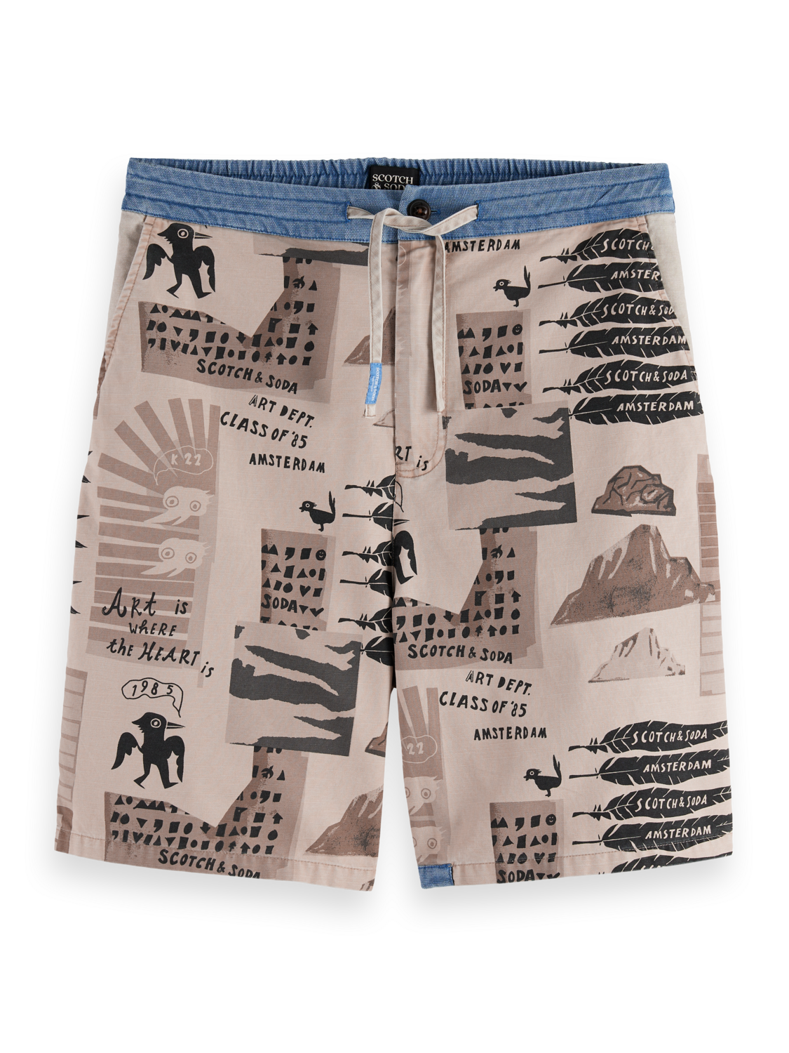 printed bermuda shorts