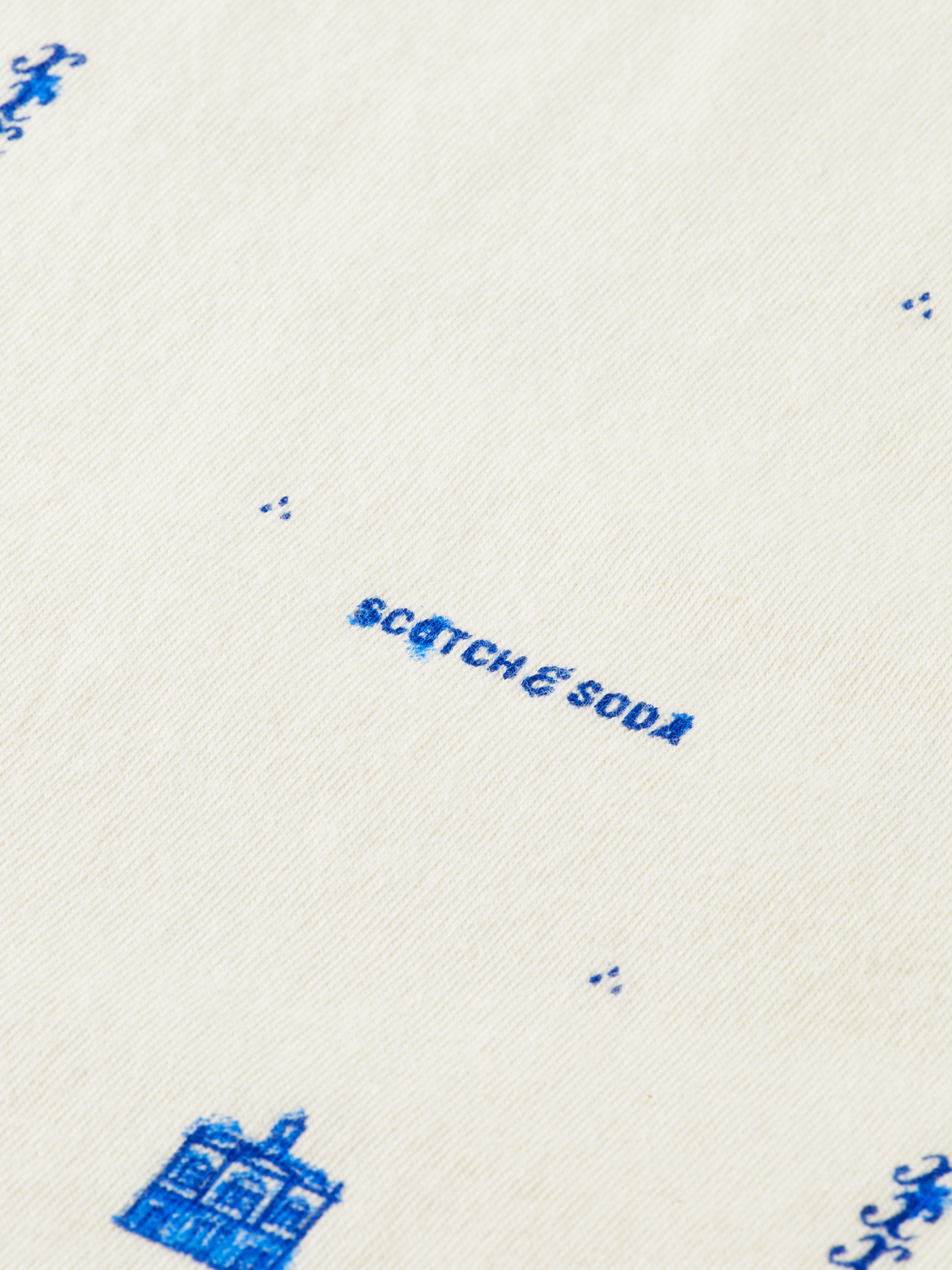 Allover Print Long-Sleeve Top – Let It Rain Collection