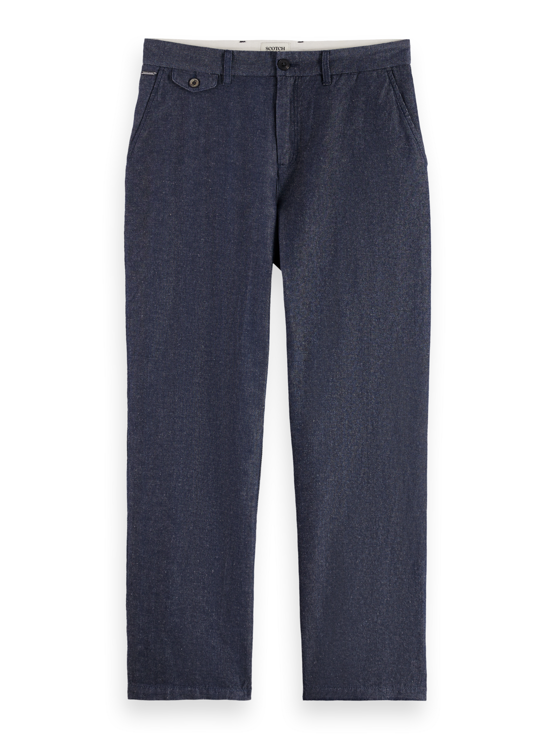Otis Cotton linen twill relaxed straight chino