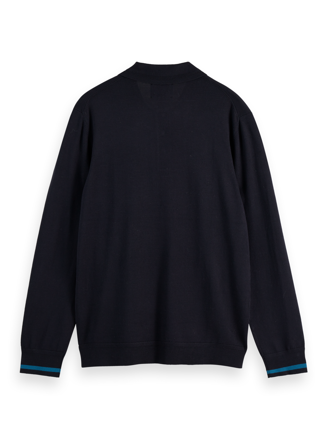 Ecovero Blend Knitted Long Sleeve Polo