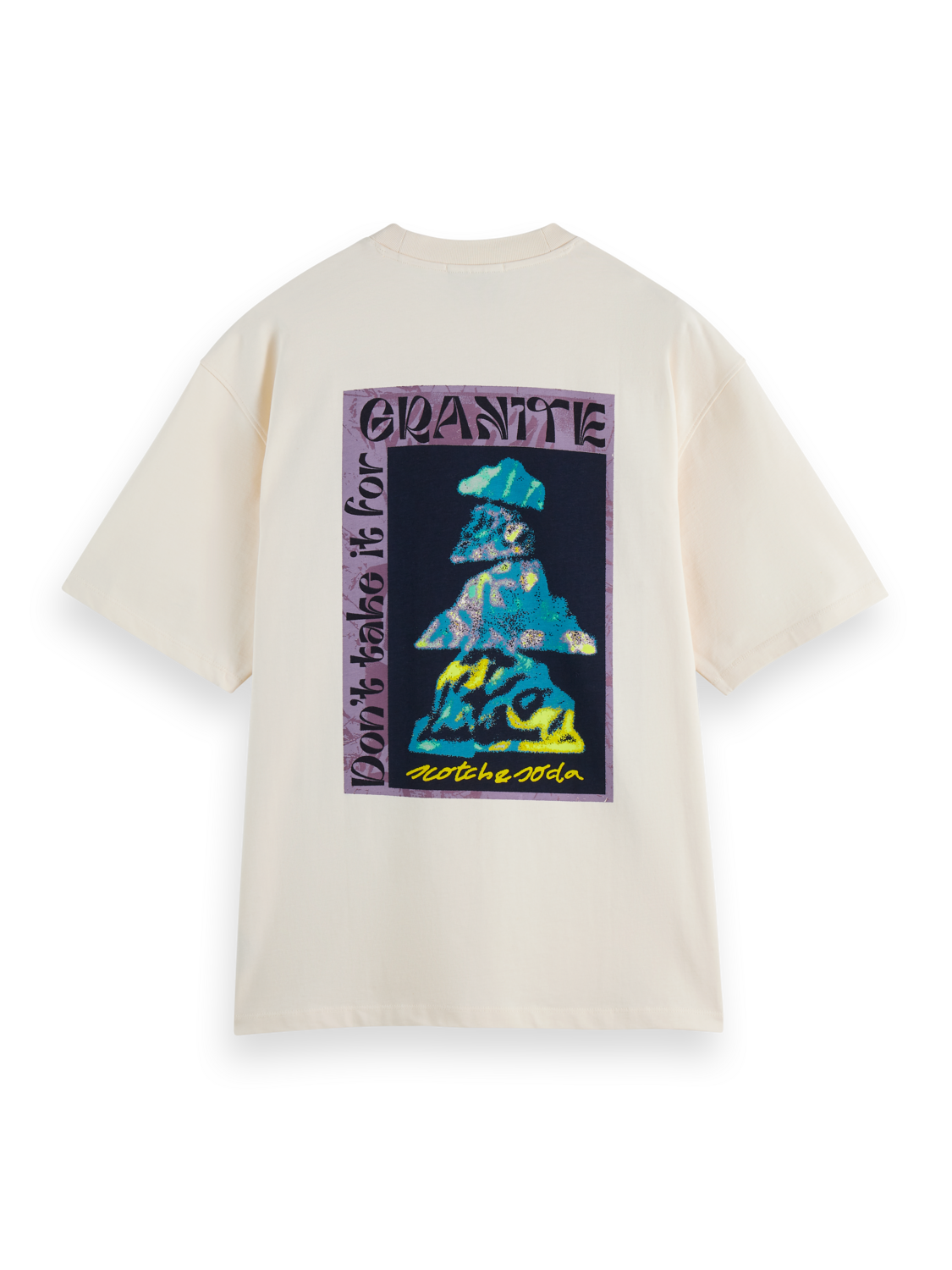 Loose fit front and back artwork t-shirt