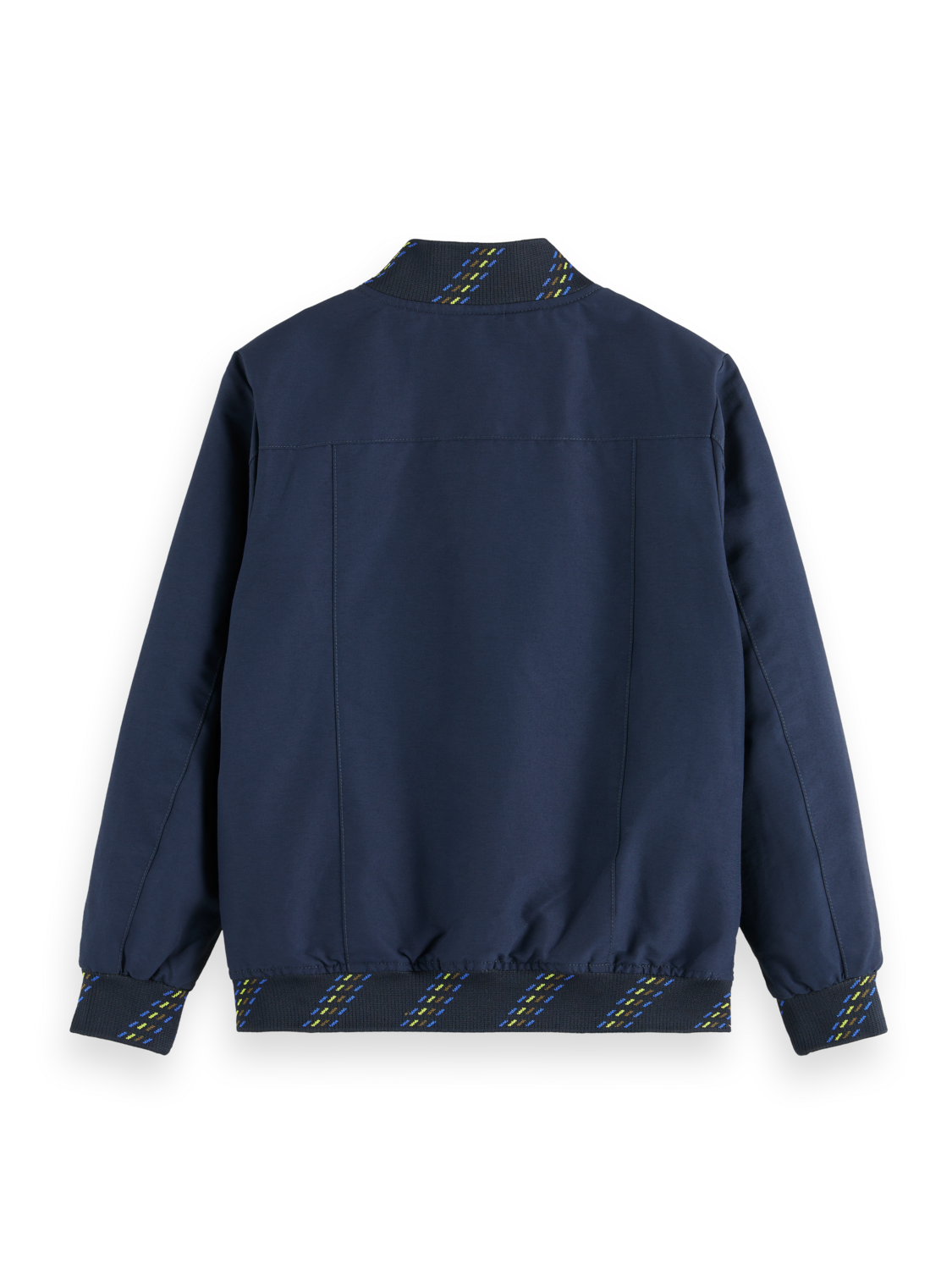 LIGHTWEIGHT JACKET WITH COLOURFUL RIB TIPPING