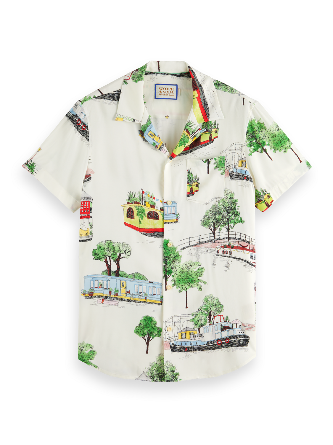 VISCOSE ALL OVER PRINTED SHIRT