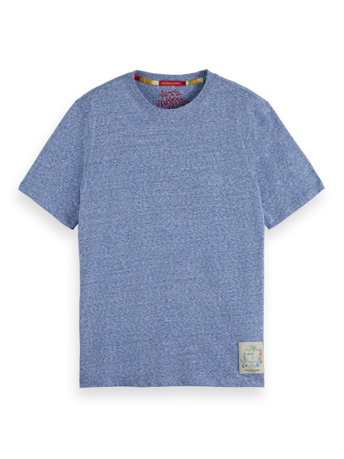 REGULAR FIT MELANGE T-SHIRT