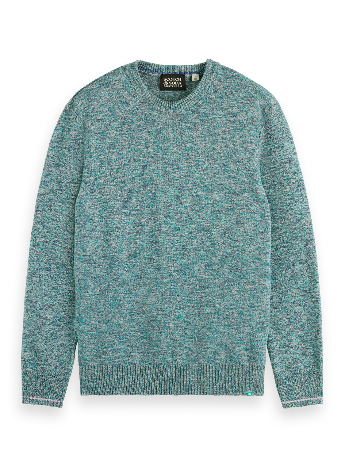 MELANGE CREW NECK PULL OVER