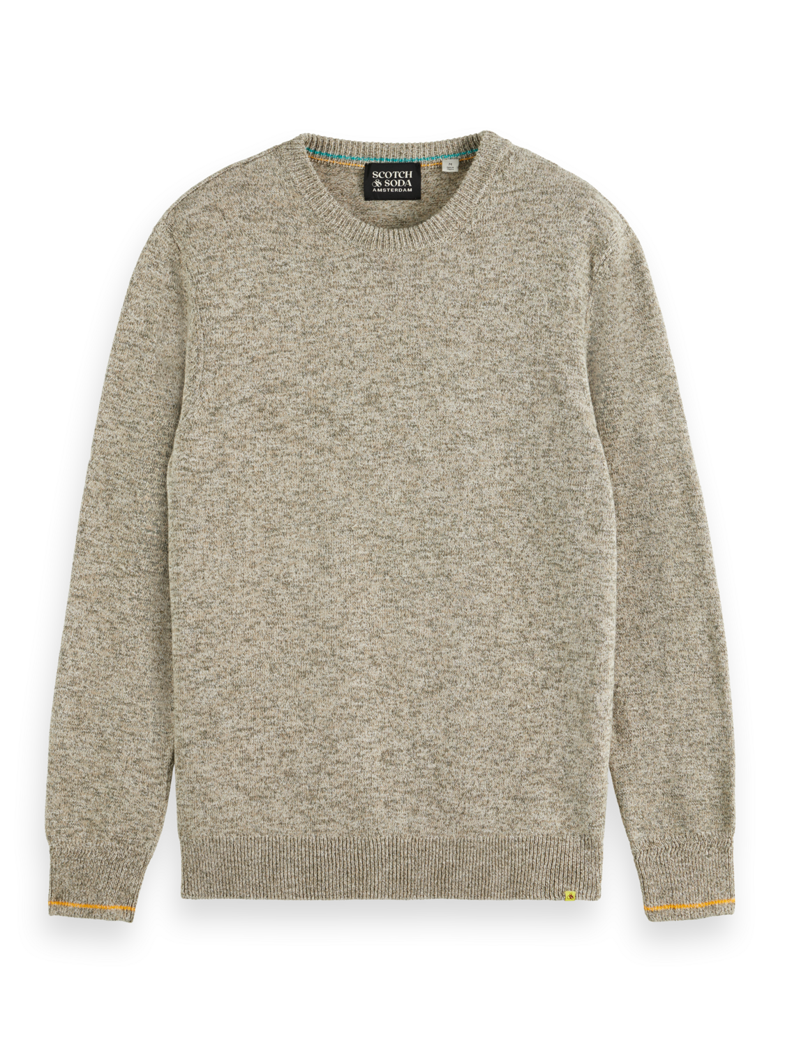 MELANGE CREW NECK PULL OVER