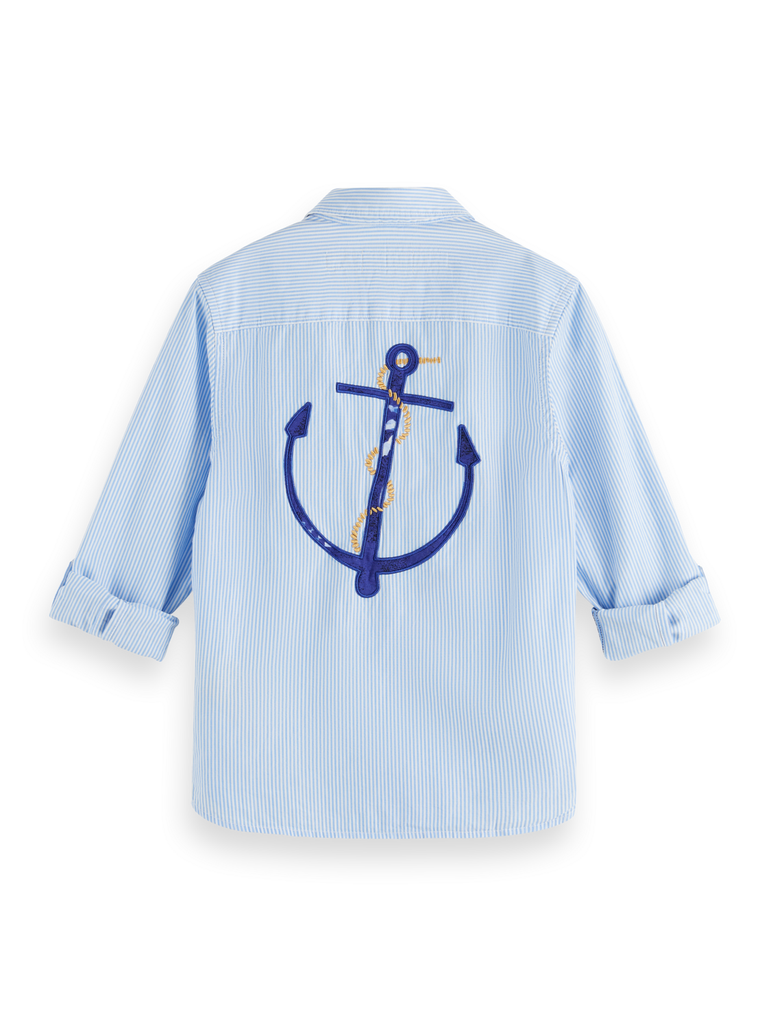 Boys REGULAR FIT CLASSIC YARN-DYED SHIRT WITH ARTWORK