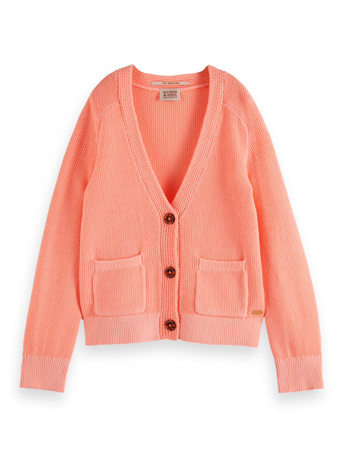 NEON COTTON WAFFLE KNIT