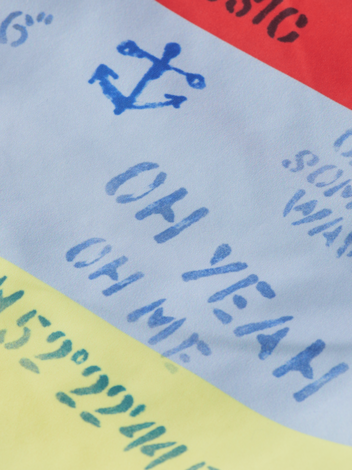 Boys LONG-LENGTH COLOURBLOCK BOARD SHORTS